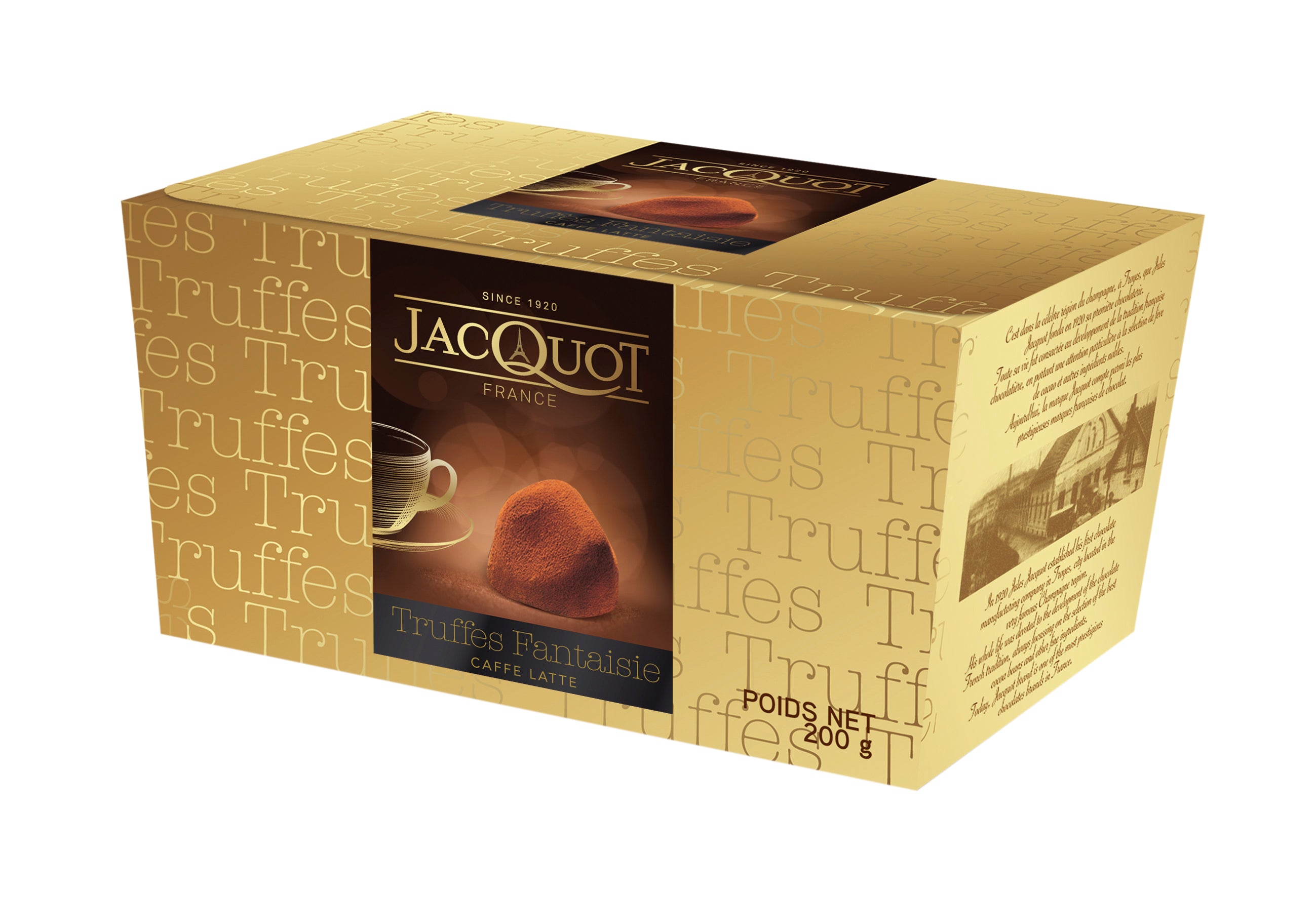 Jacquot tryffeli Caffe Latte 200g