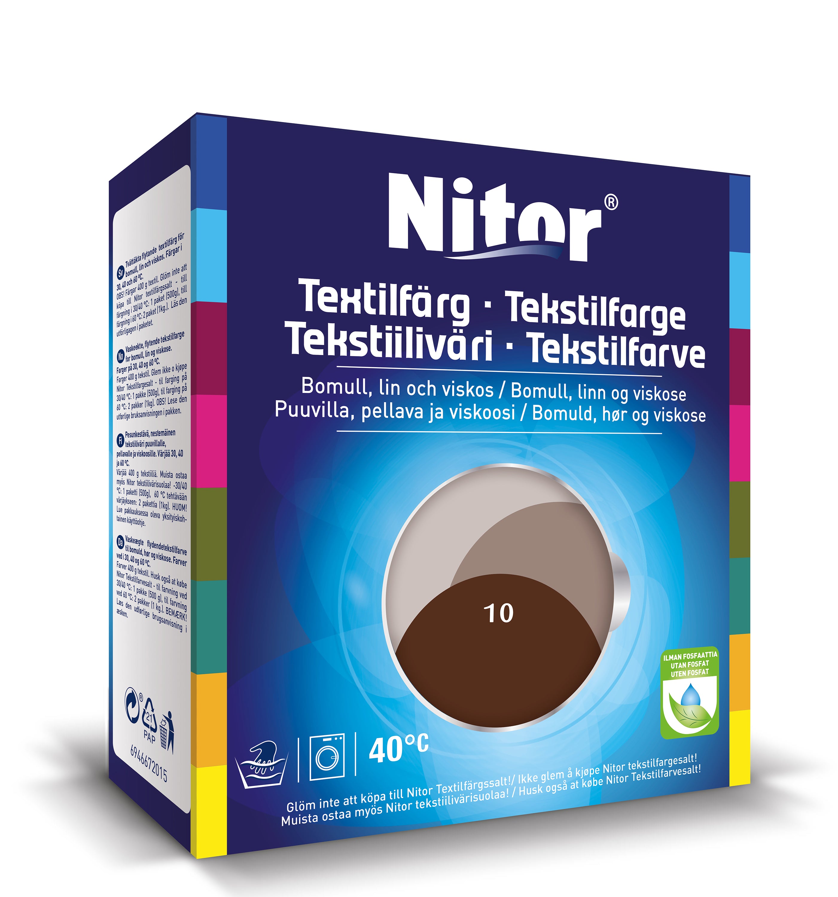 Nitor tekstiiliväri 175g 3010 mokka