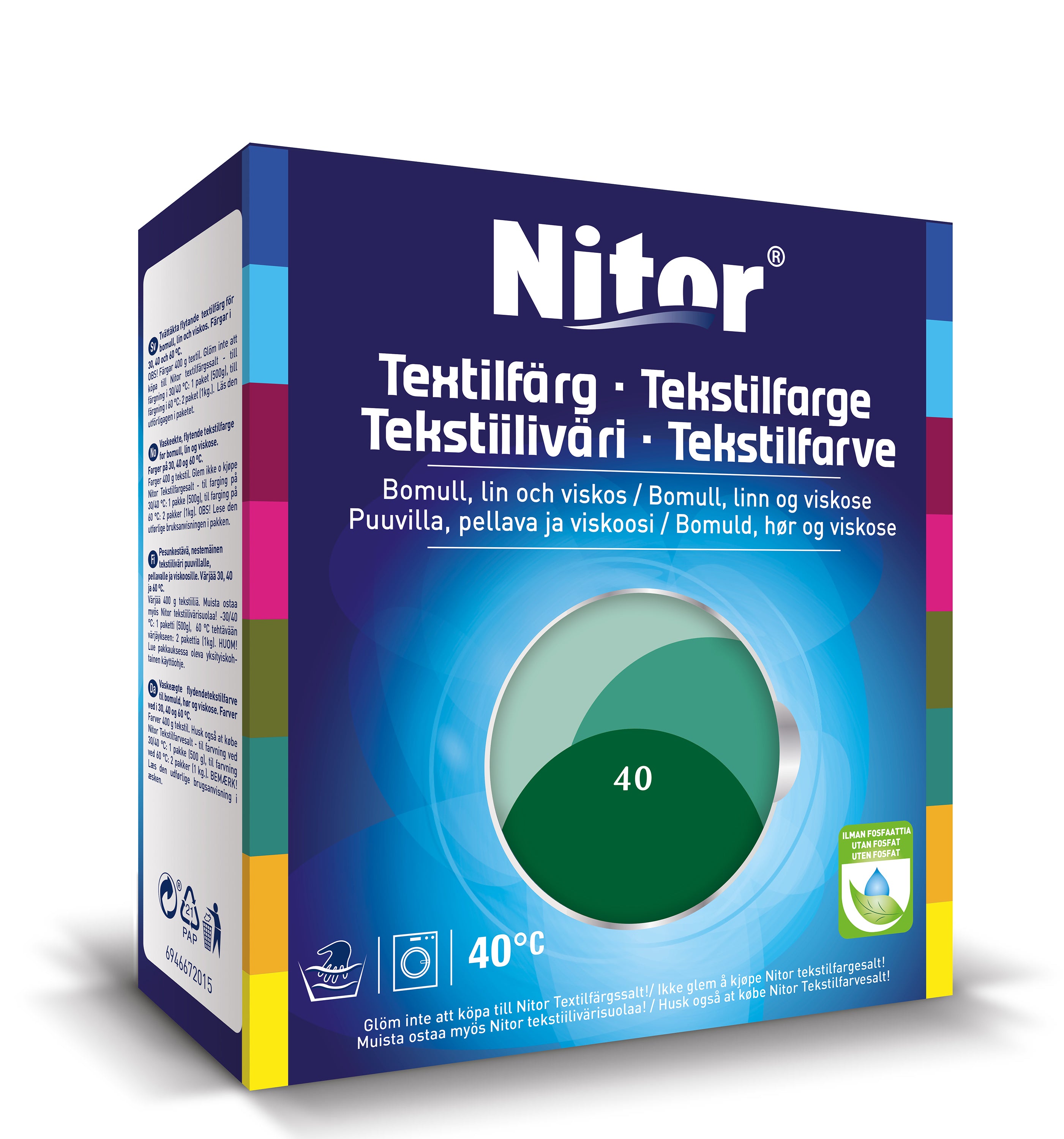 Nitor tekstiiliväri 175g 3040 kaktus