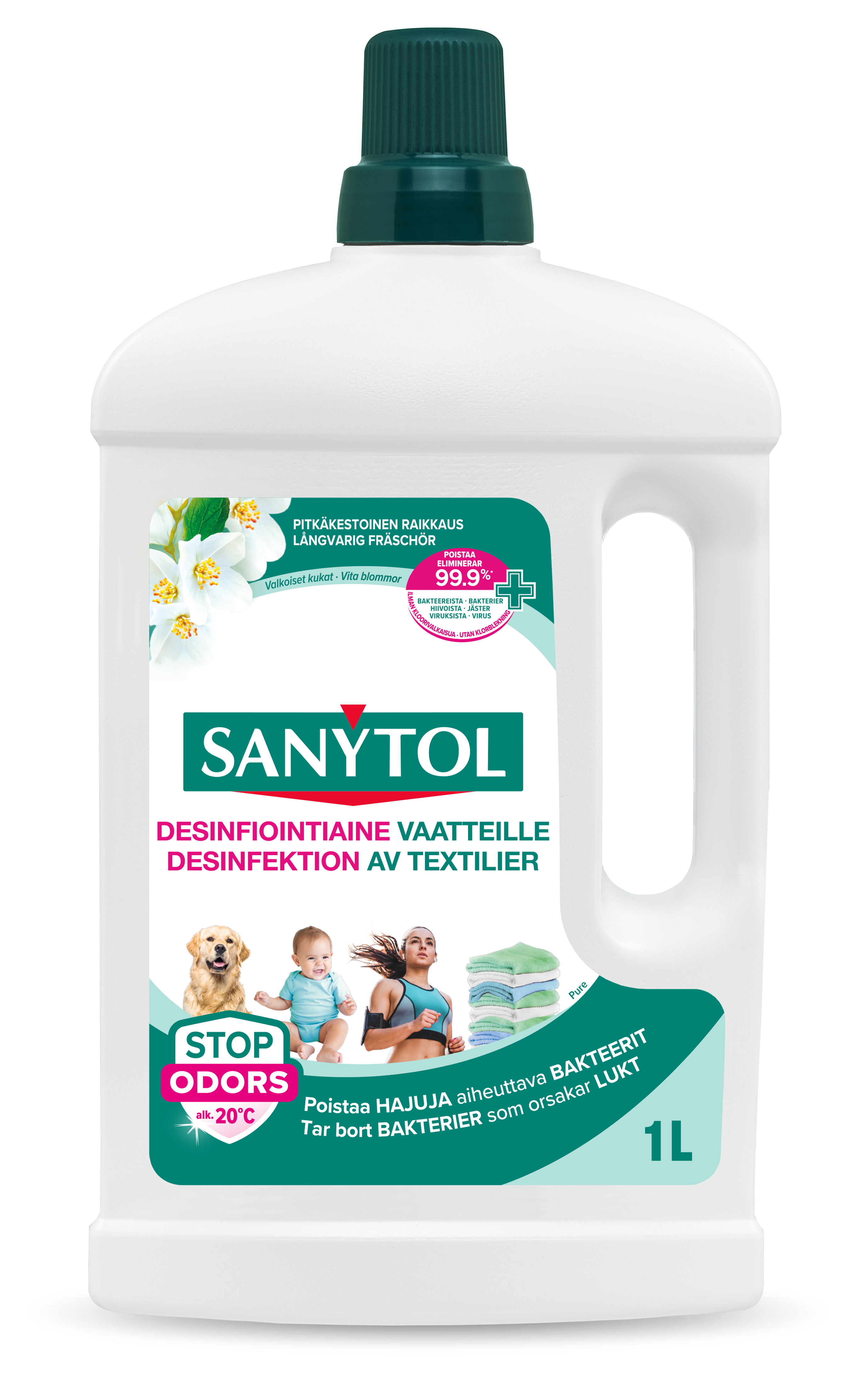 Sanytol desinfiointiaine vaatteille 1L