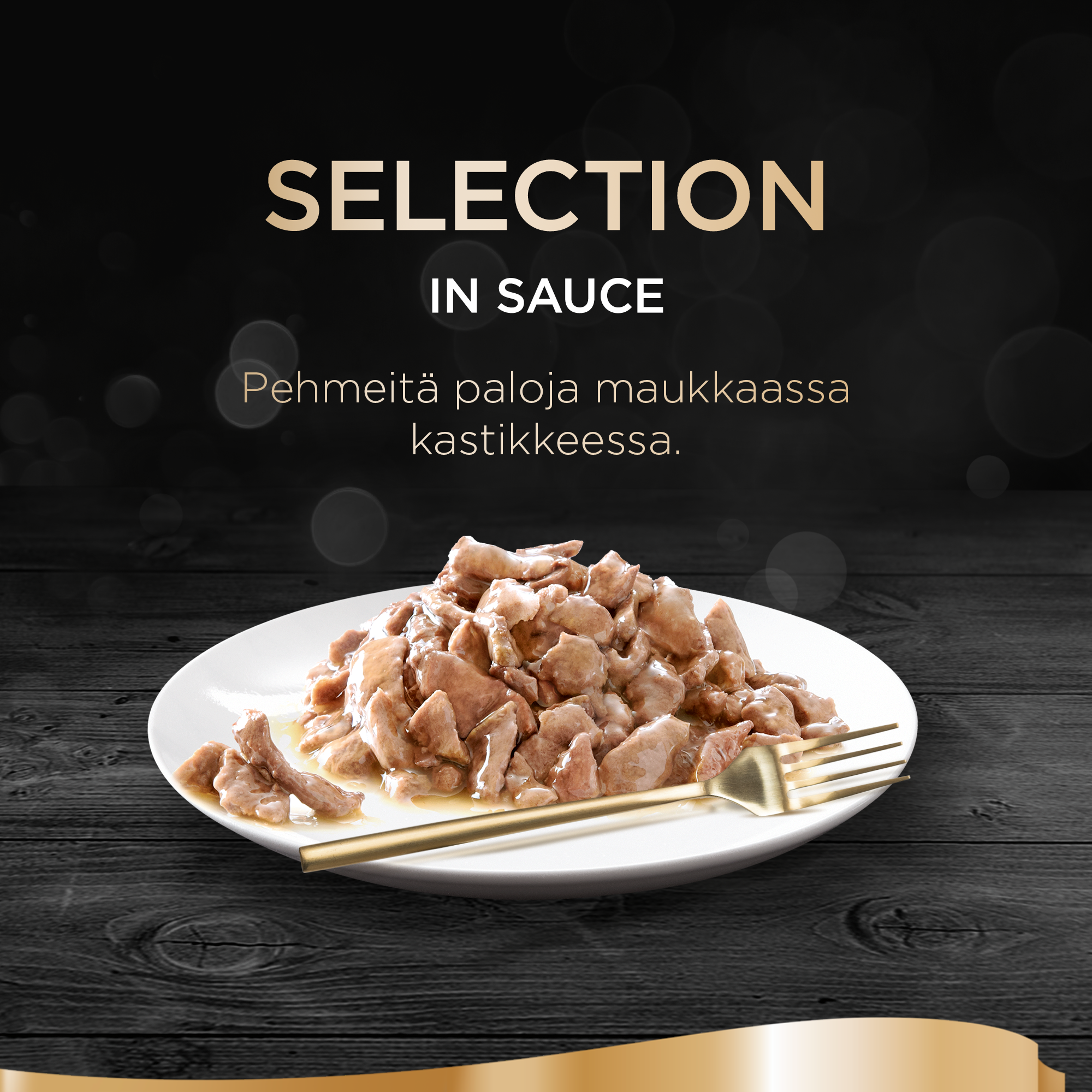 Sheba Selection Kanaa & Kalkkunaa kastikkeessa 85g