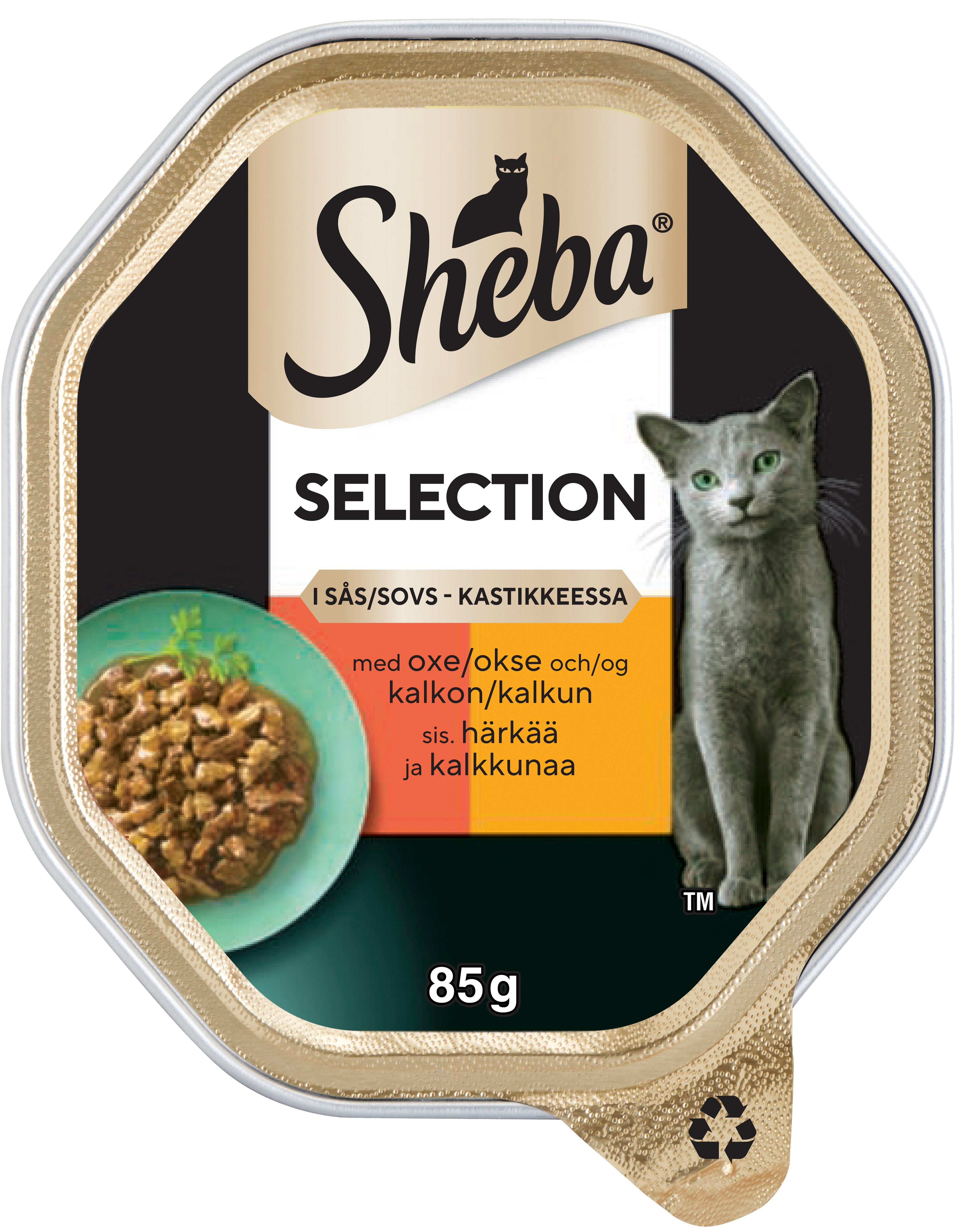 Sheba Selection Härkää & Kalkkunaa 85g