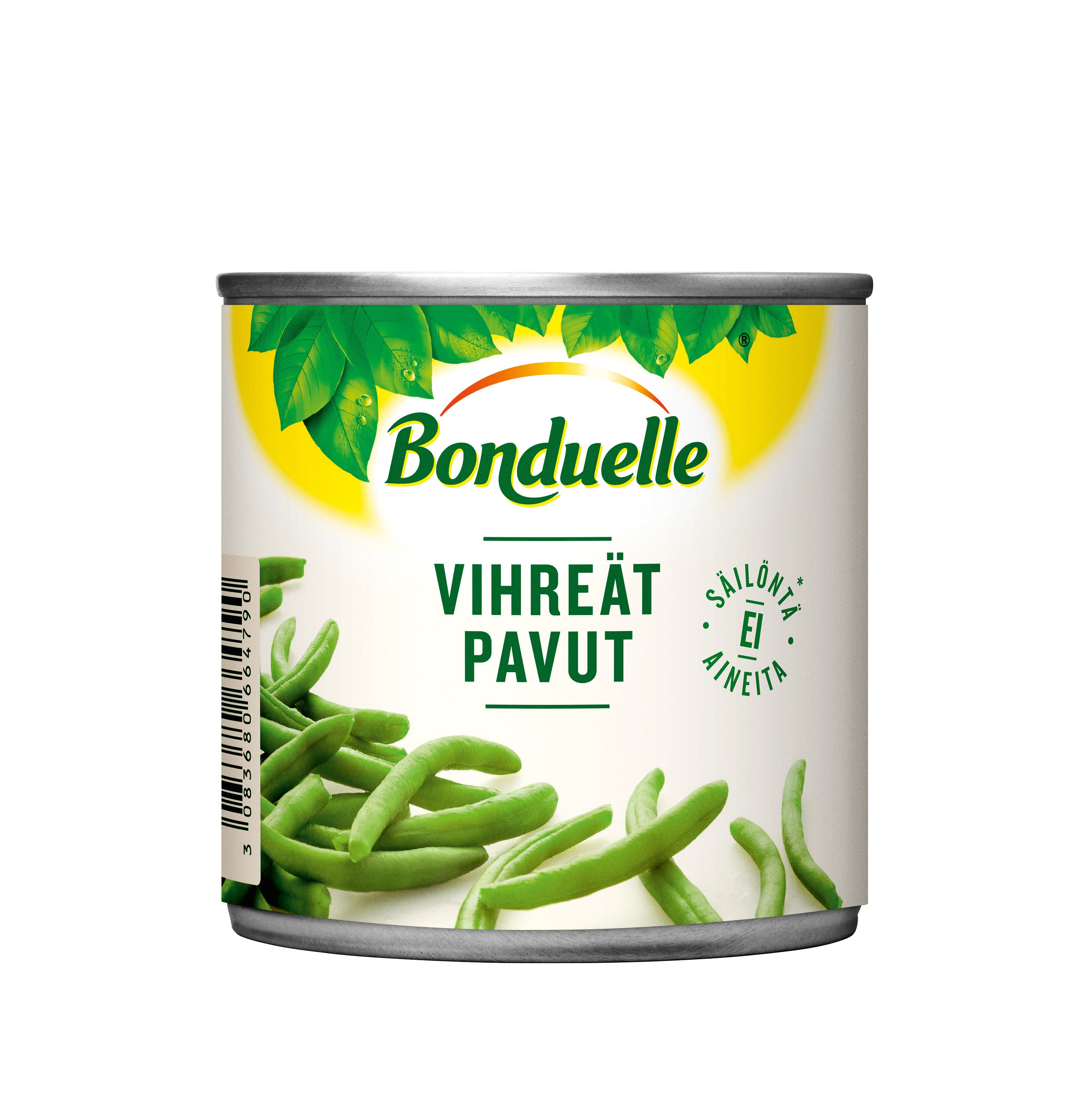 Bonduelle 400g/220g kokonaisia vihreitä papuja säilyke