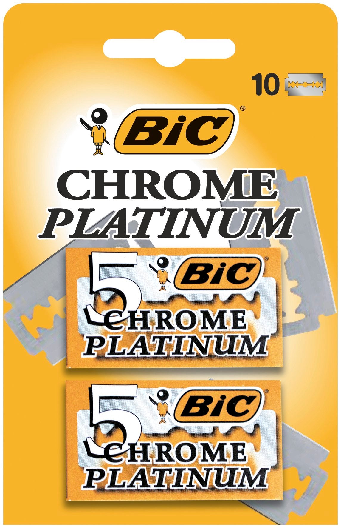 BIC partaterä Chrome Platinum 10-pack