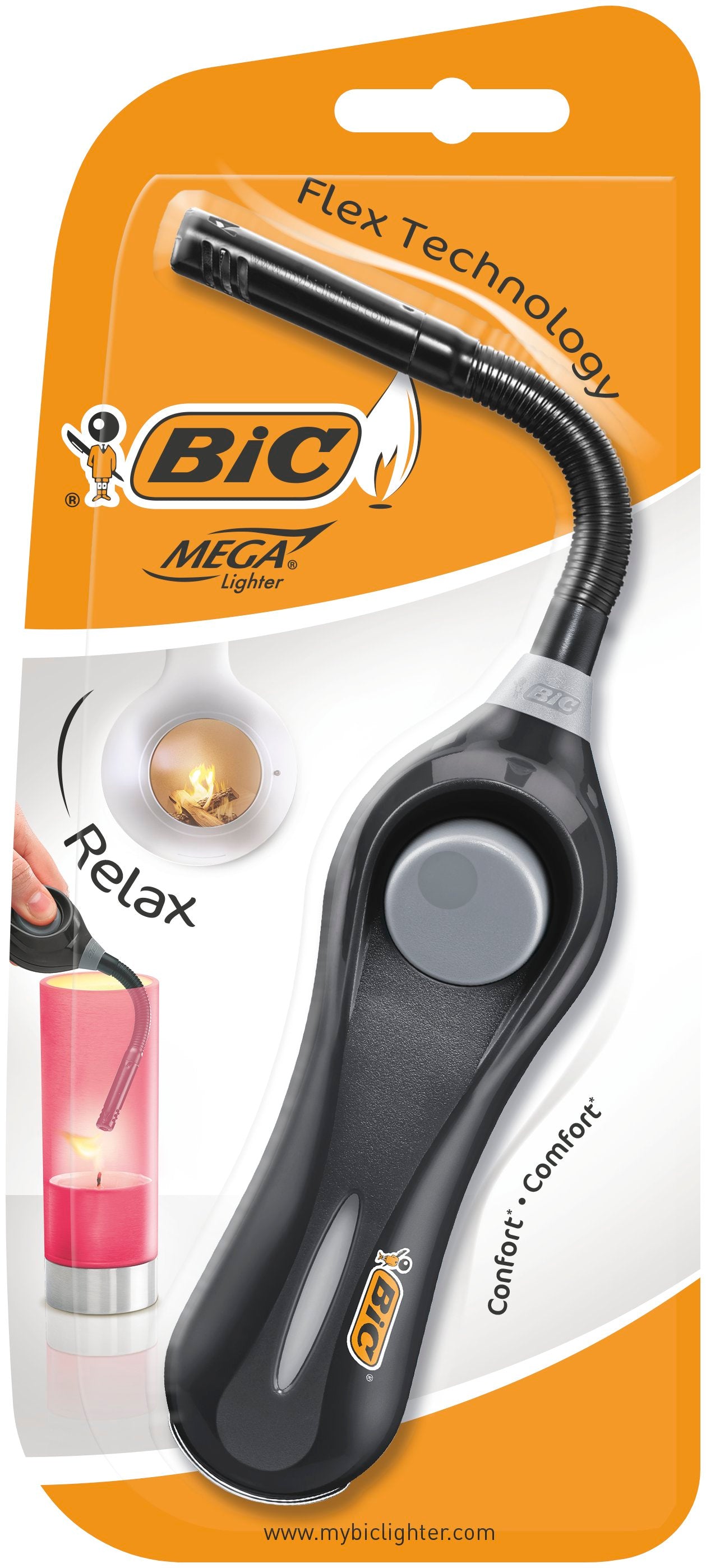 BIC monikäyttösytytin Megalighter Relax 1-pack