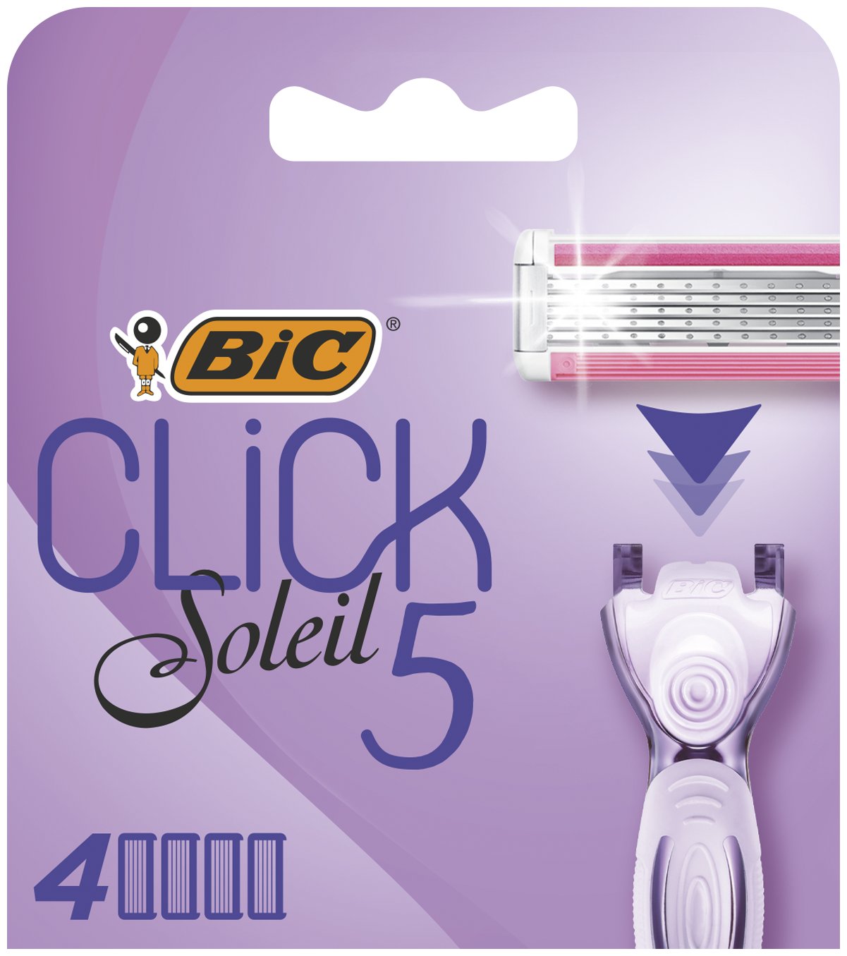 BIC Click Soleil 5 varaterä 4-pack