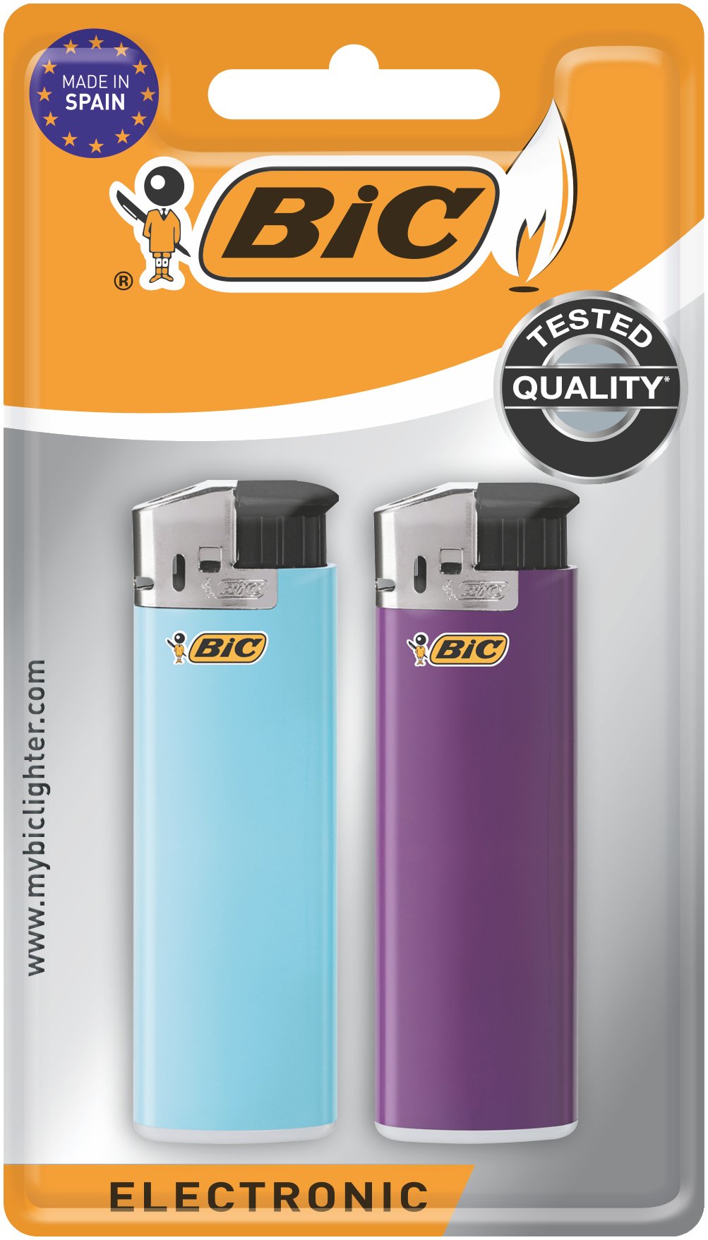 BIC lapsiturvallinen sytytin J38 Electronic 2-pack
