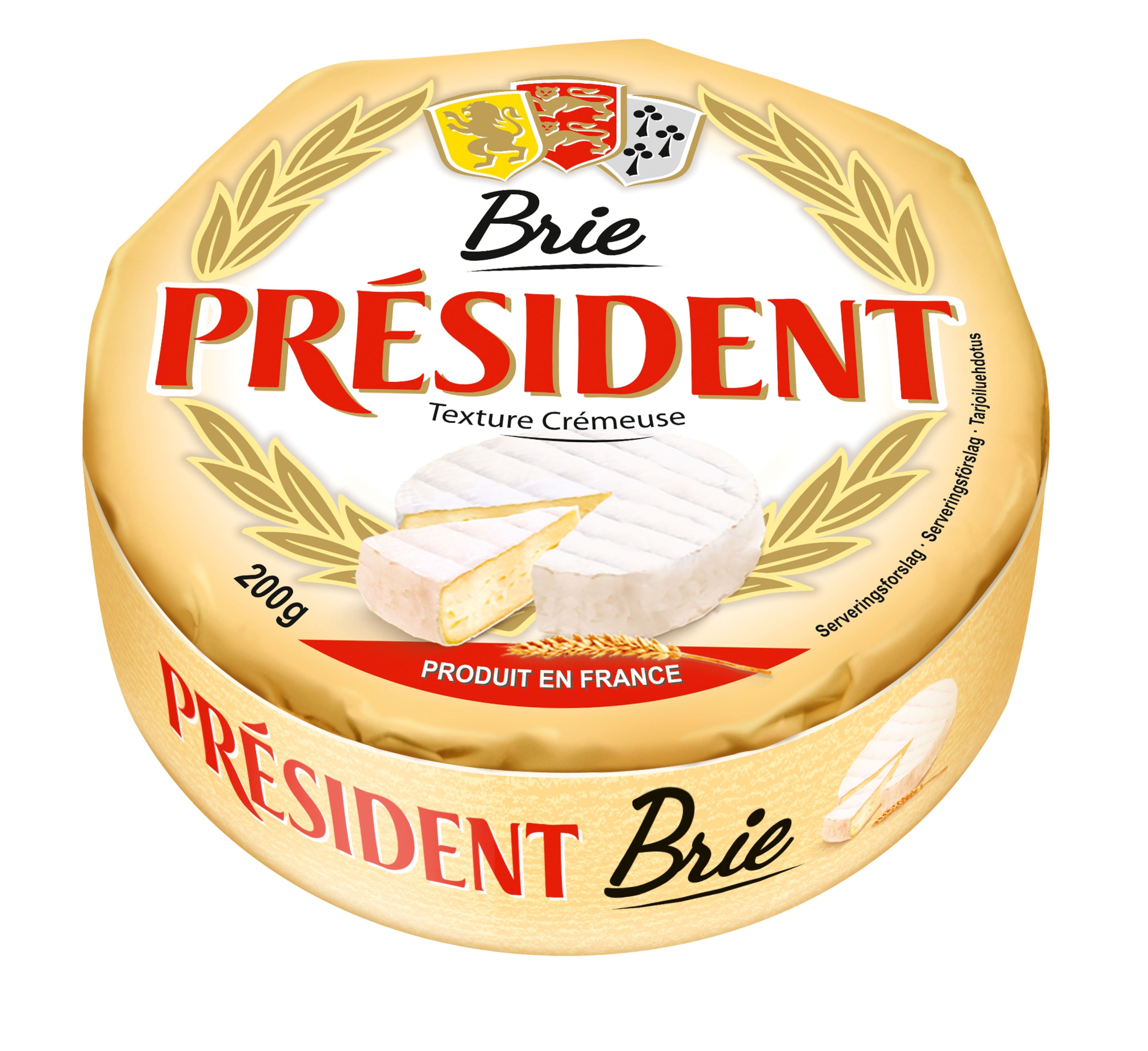 Président Brie valkohomejuusto 200g