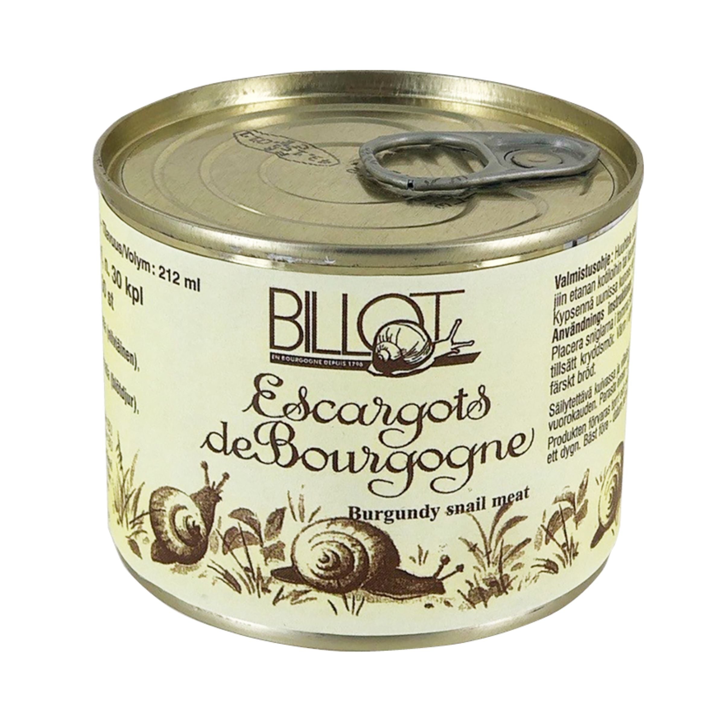 BILLOT Burgundin etanan liha, suuri, n. 2,5 dz, 200g / 125g