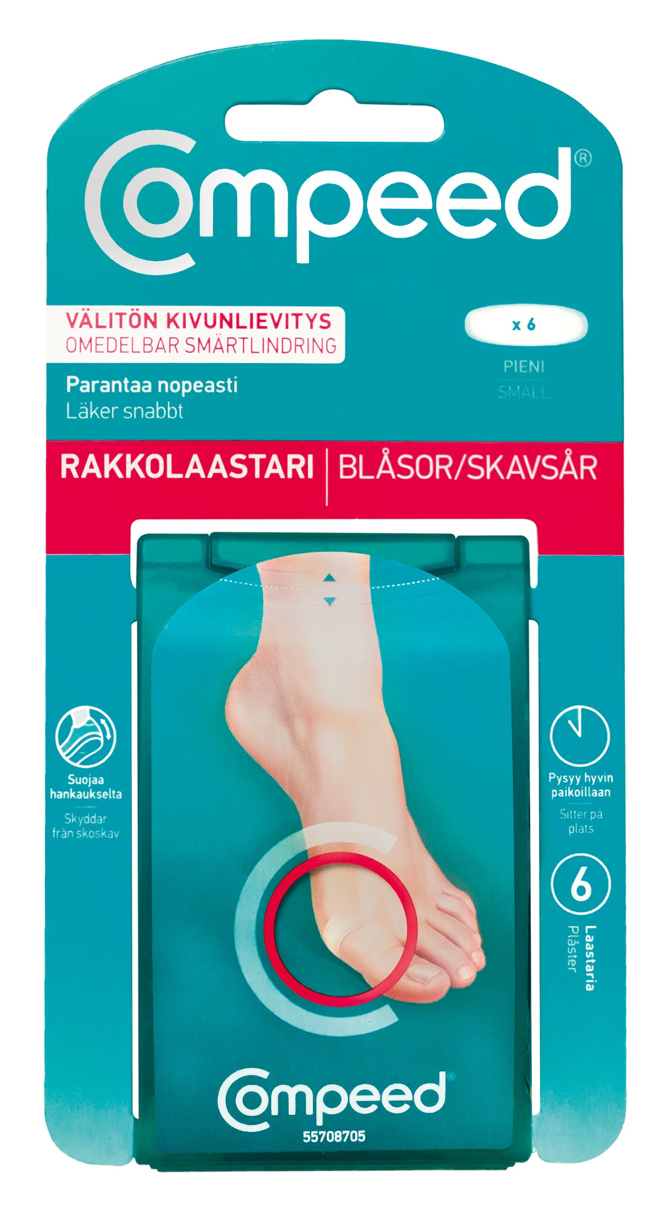 Compeed rakkolaastari pieni 6kpl