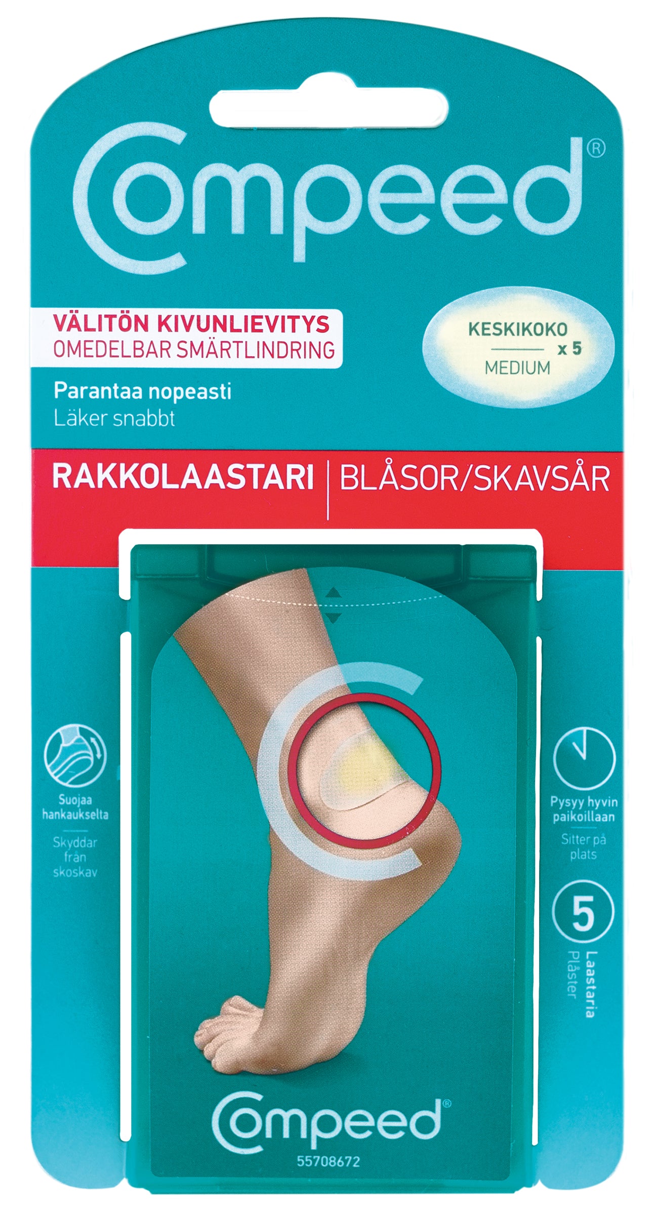 Compeed rakkolaastari Medium 5kpl
