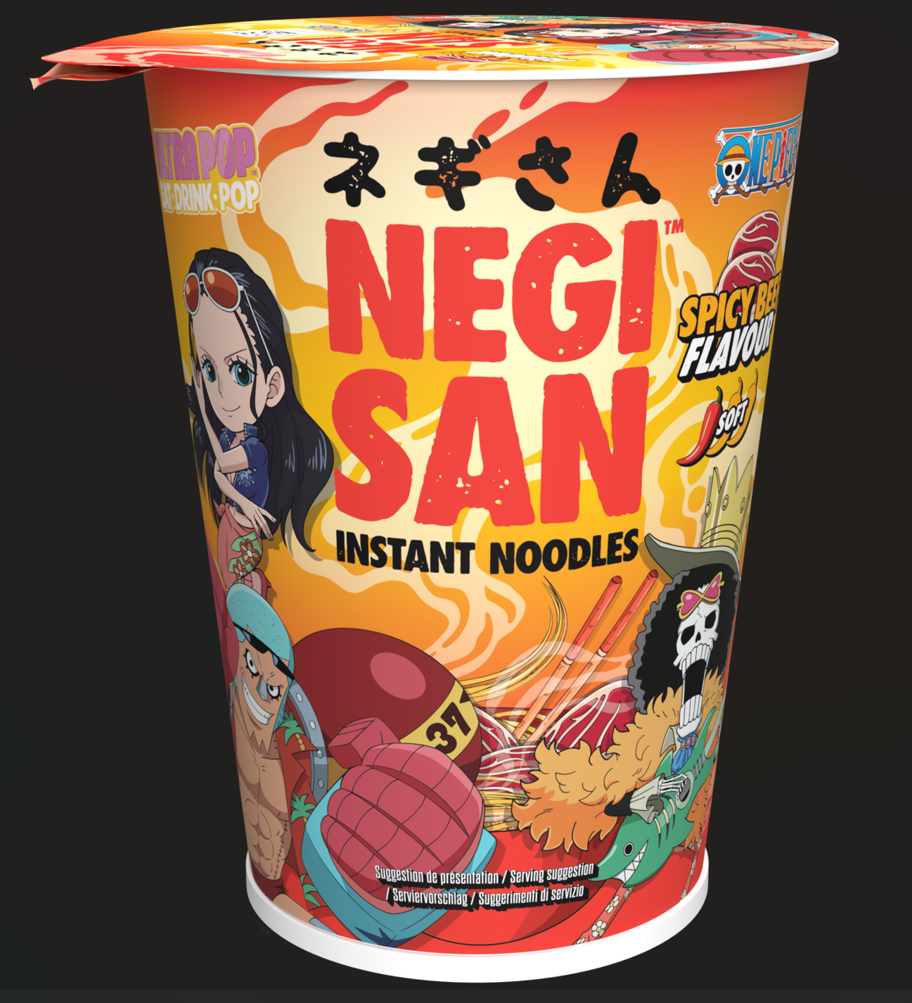 Negi San Pikanuudelit 65g Bœuf