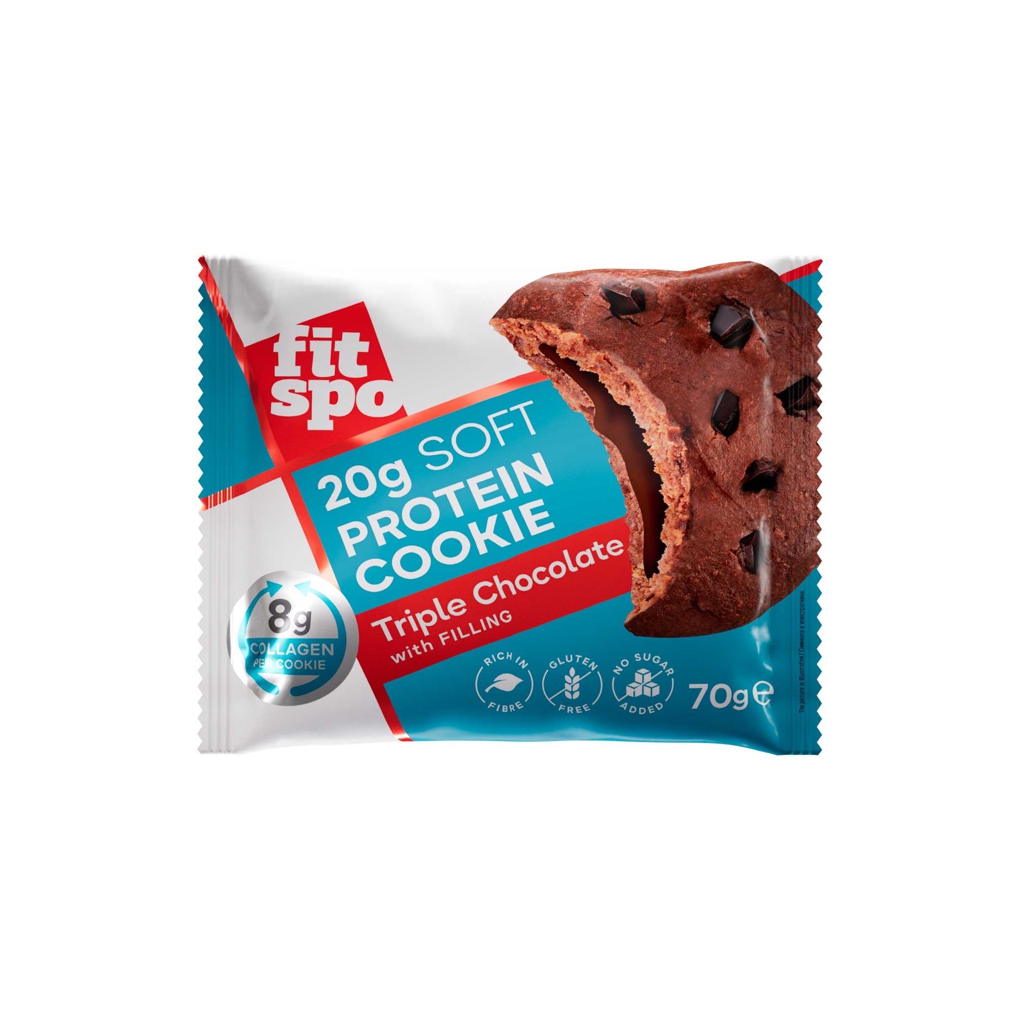 Fitspo Tripla Suklaa -proteiinikeksi 70g