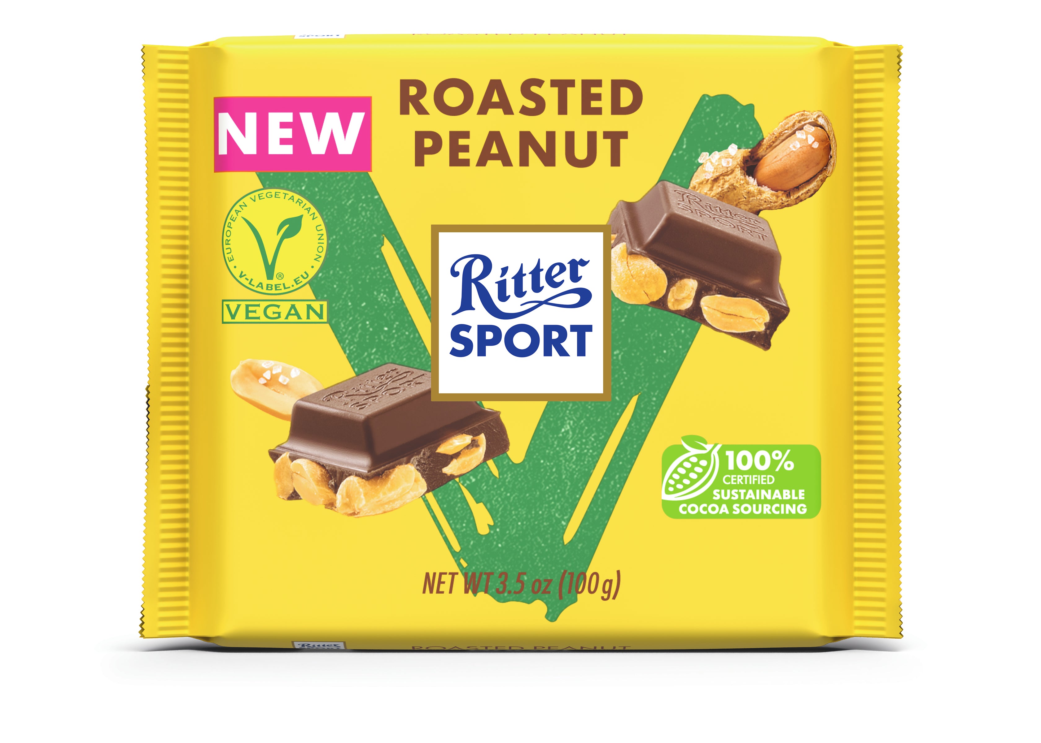 Ritter Sport Roasted Peanut Vegaanisuklaa RFA 100g