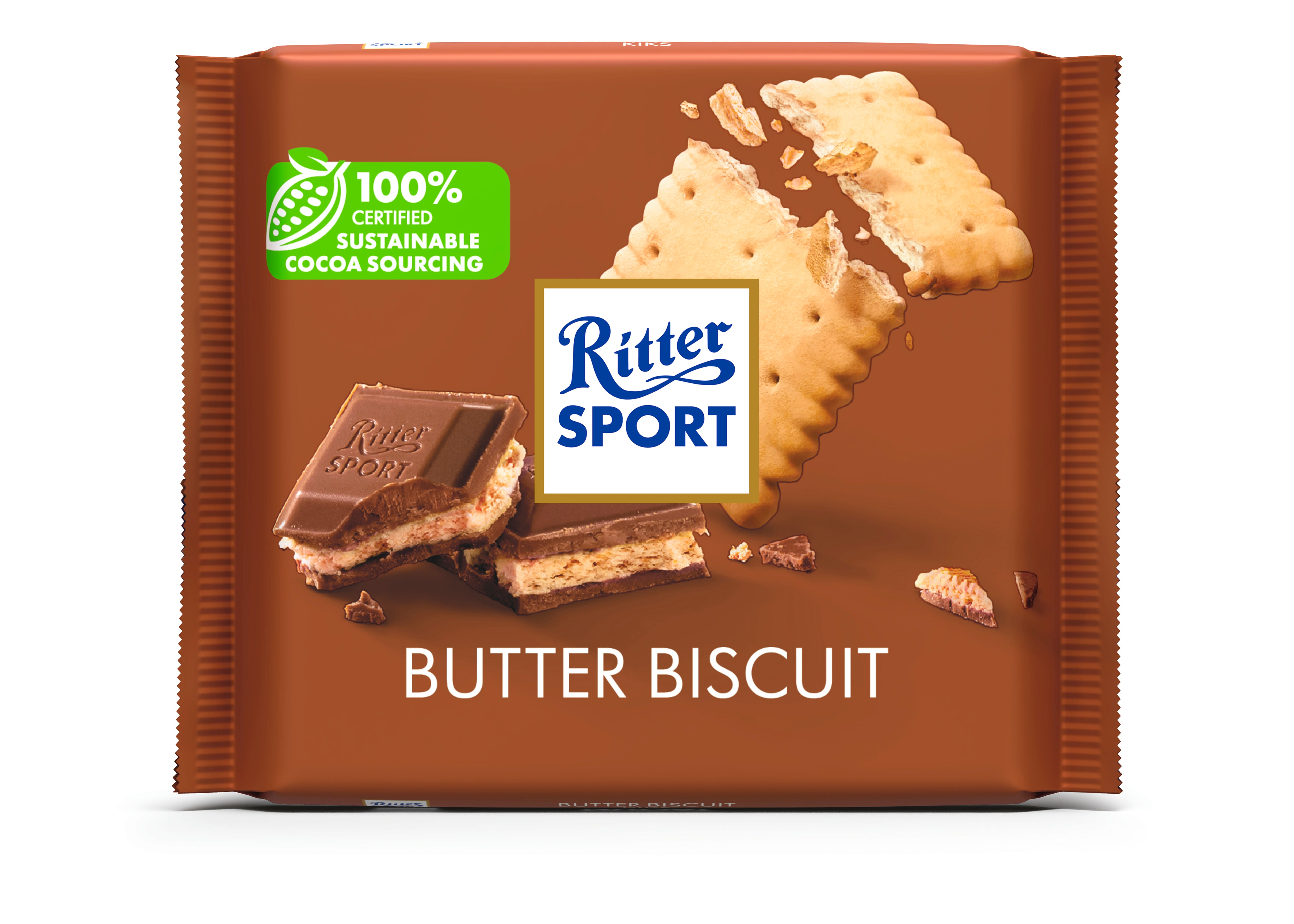 Ritter Sport  Butter Biscuit suklaalevy RFA 100g