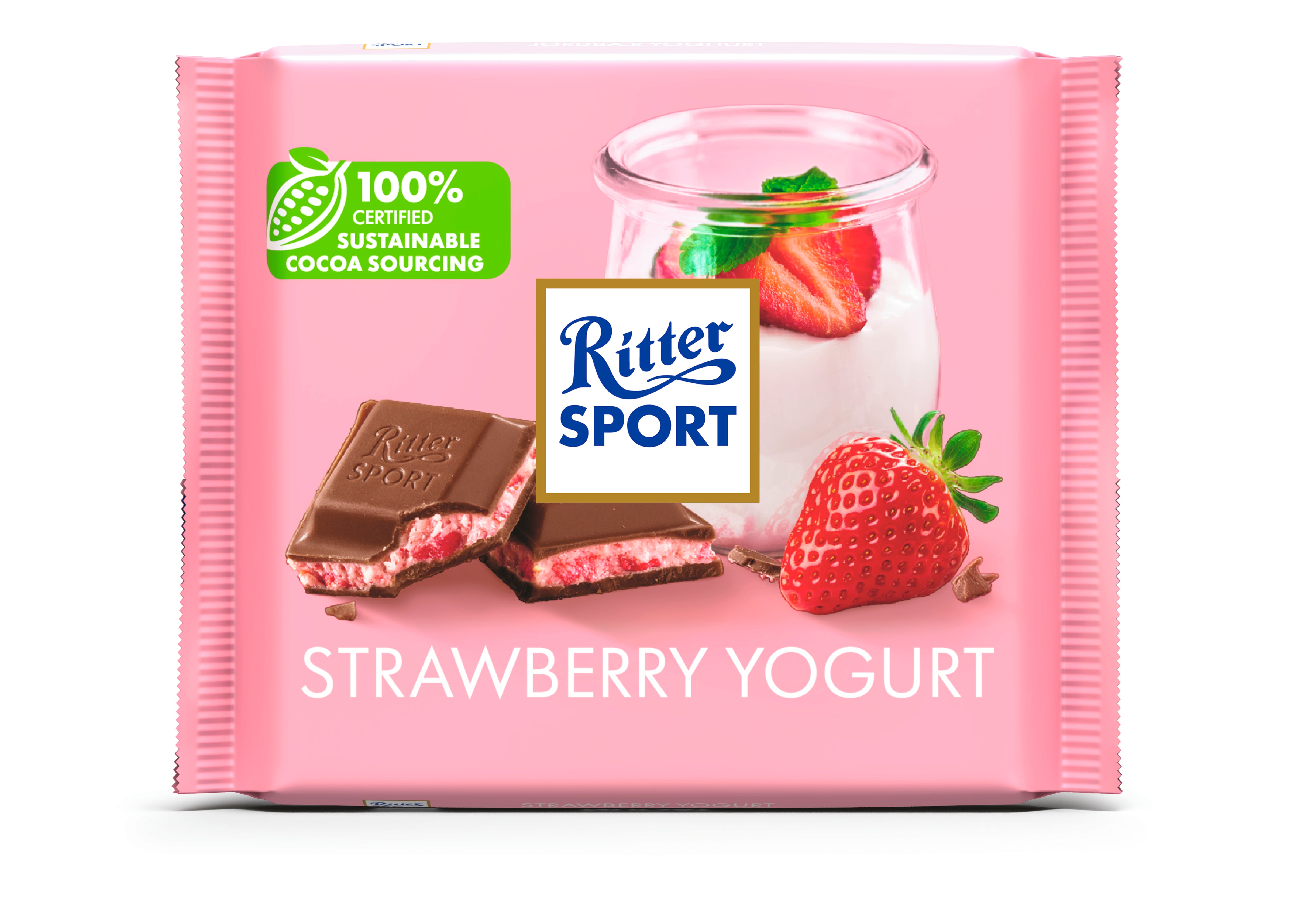 Ritter Sport Strawberry Yogurt suklaalevy RFA 100g