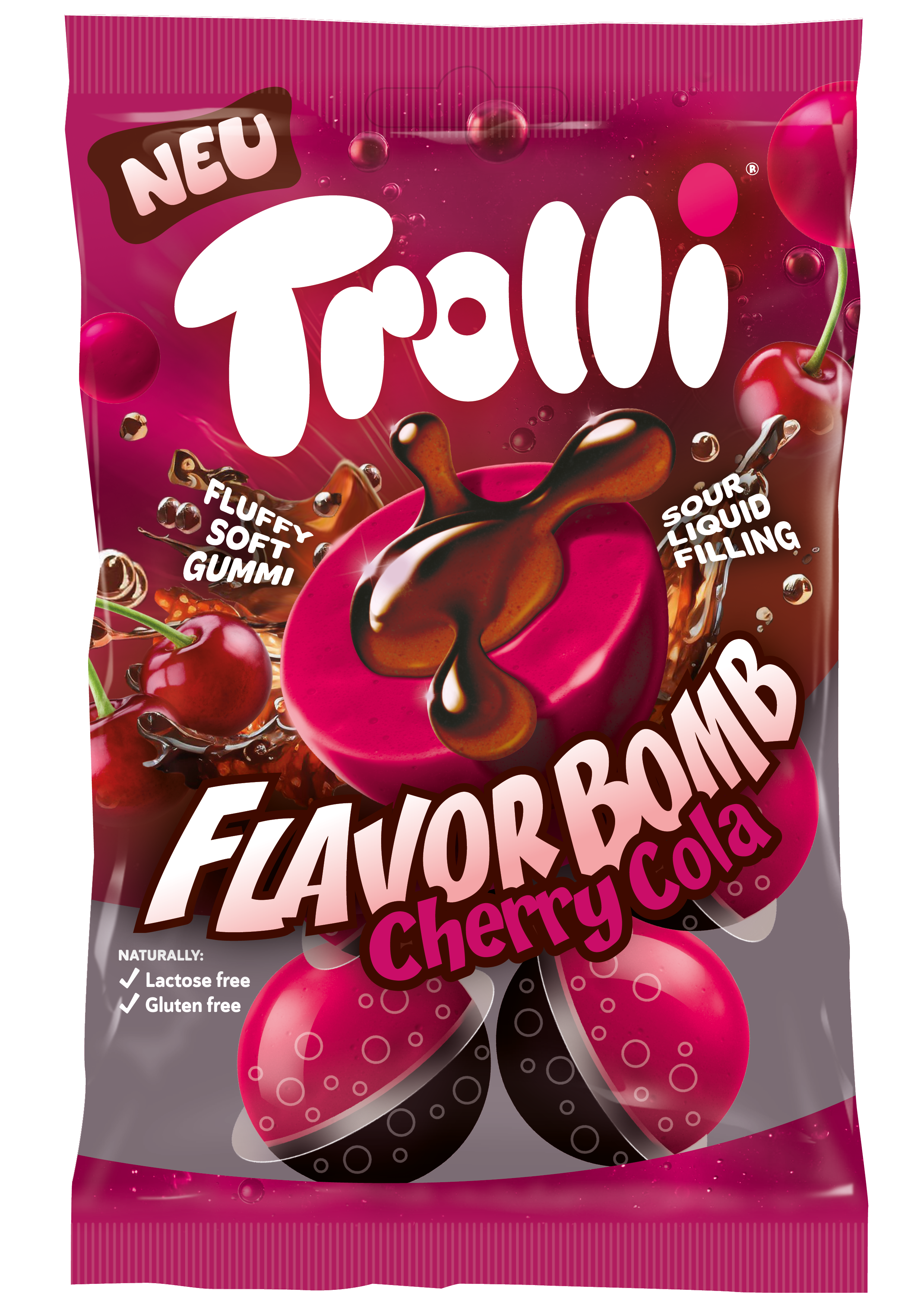 Trolli Flavor Bomb Cherry Cola makeispussi 75g