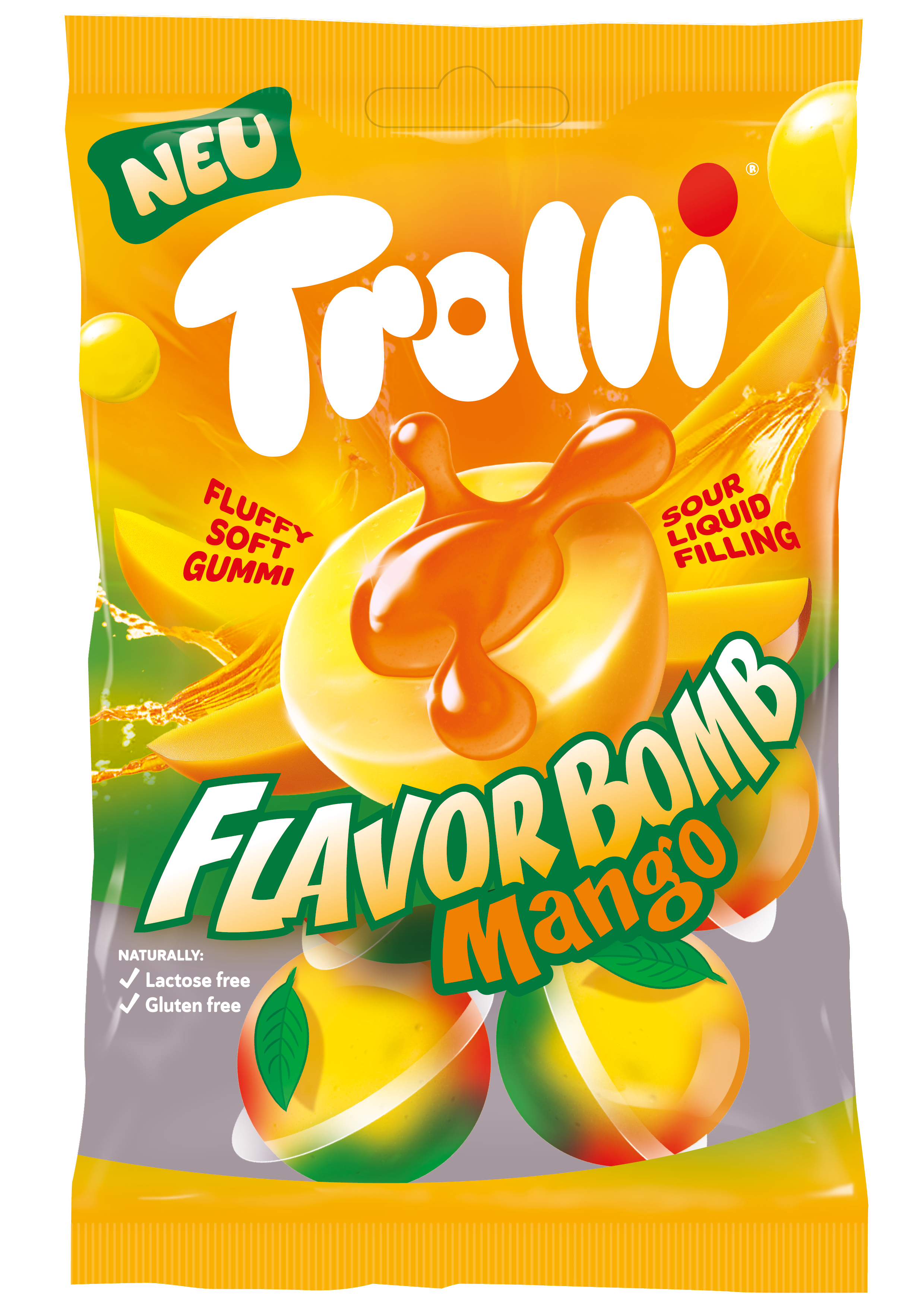 Trolli Flavor Bomb Mango makeispussi 75g