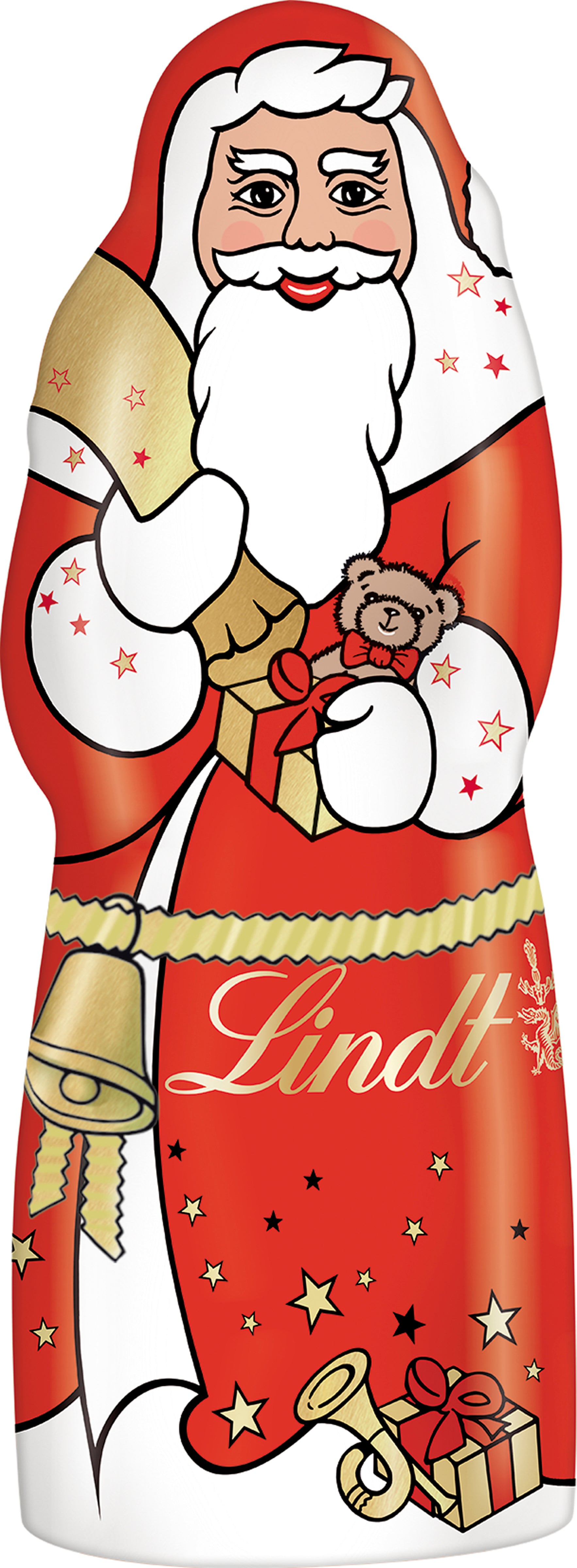 Lindt SANTA Claus Joulupukki maitosuklaakuvio 70g