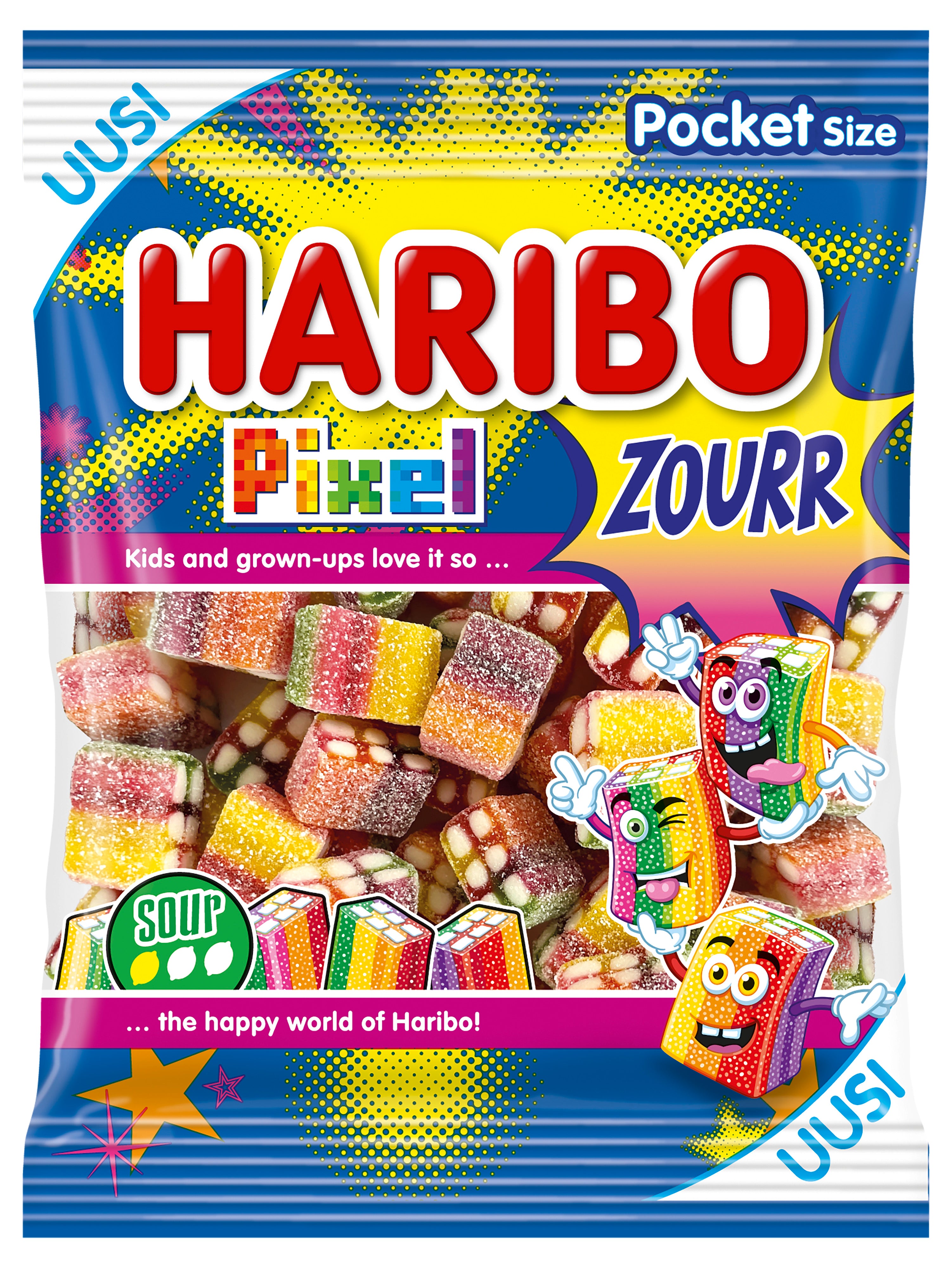 HARIBO Pixel Zourr 80 g karkkipussi