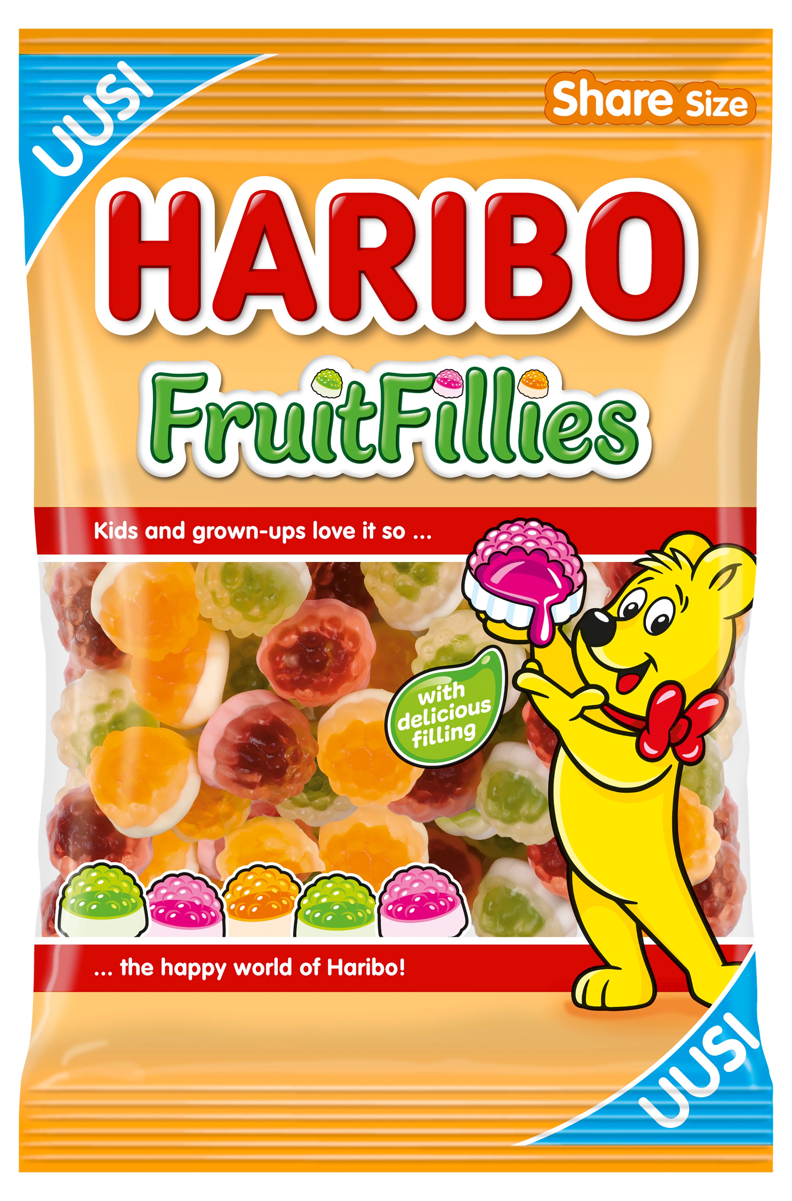 HARIBO FruitFillies 250 g karkkipussi