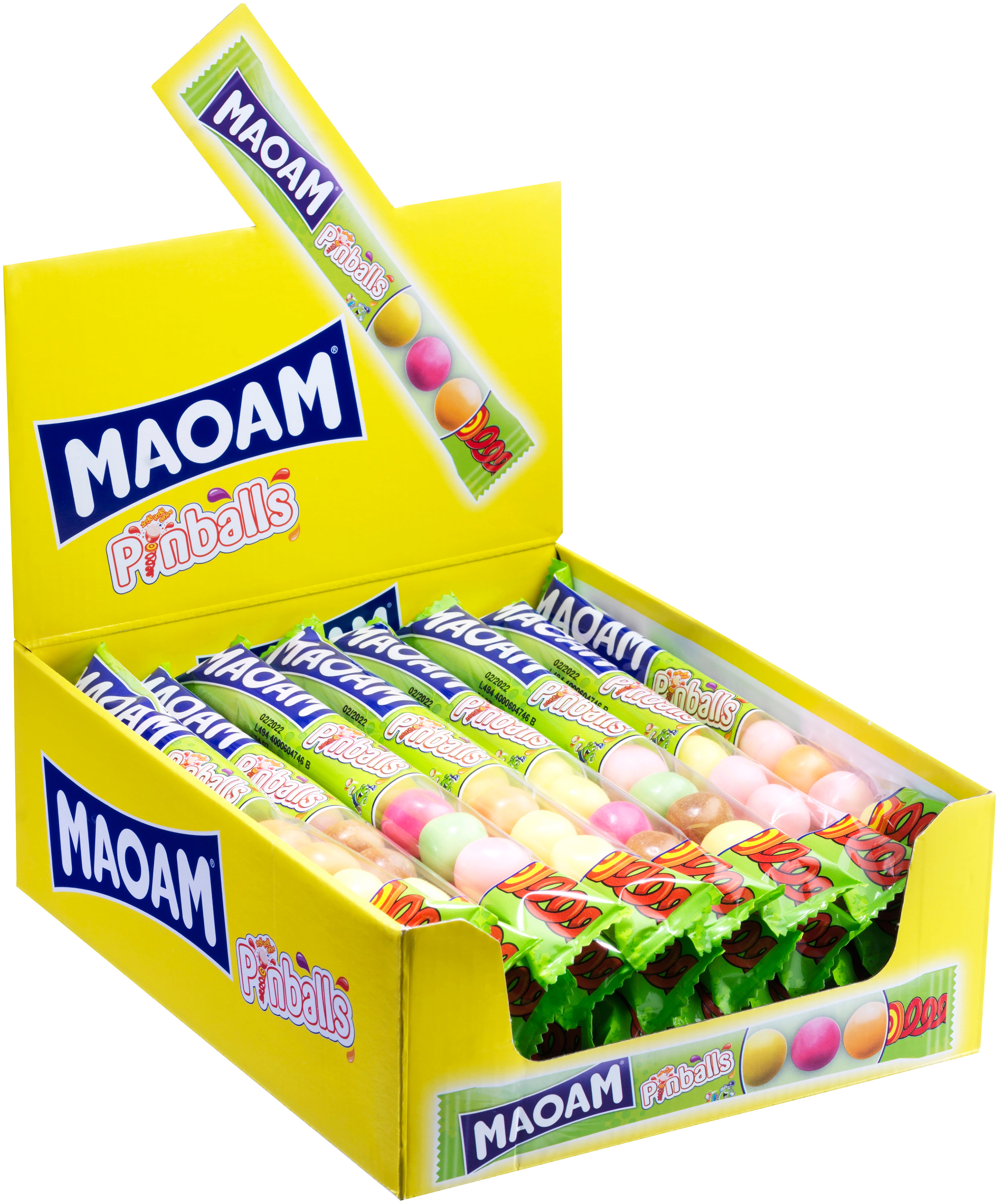 MAOAM Pinballs 32g Hedelmätoffee