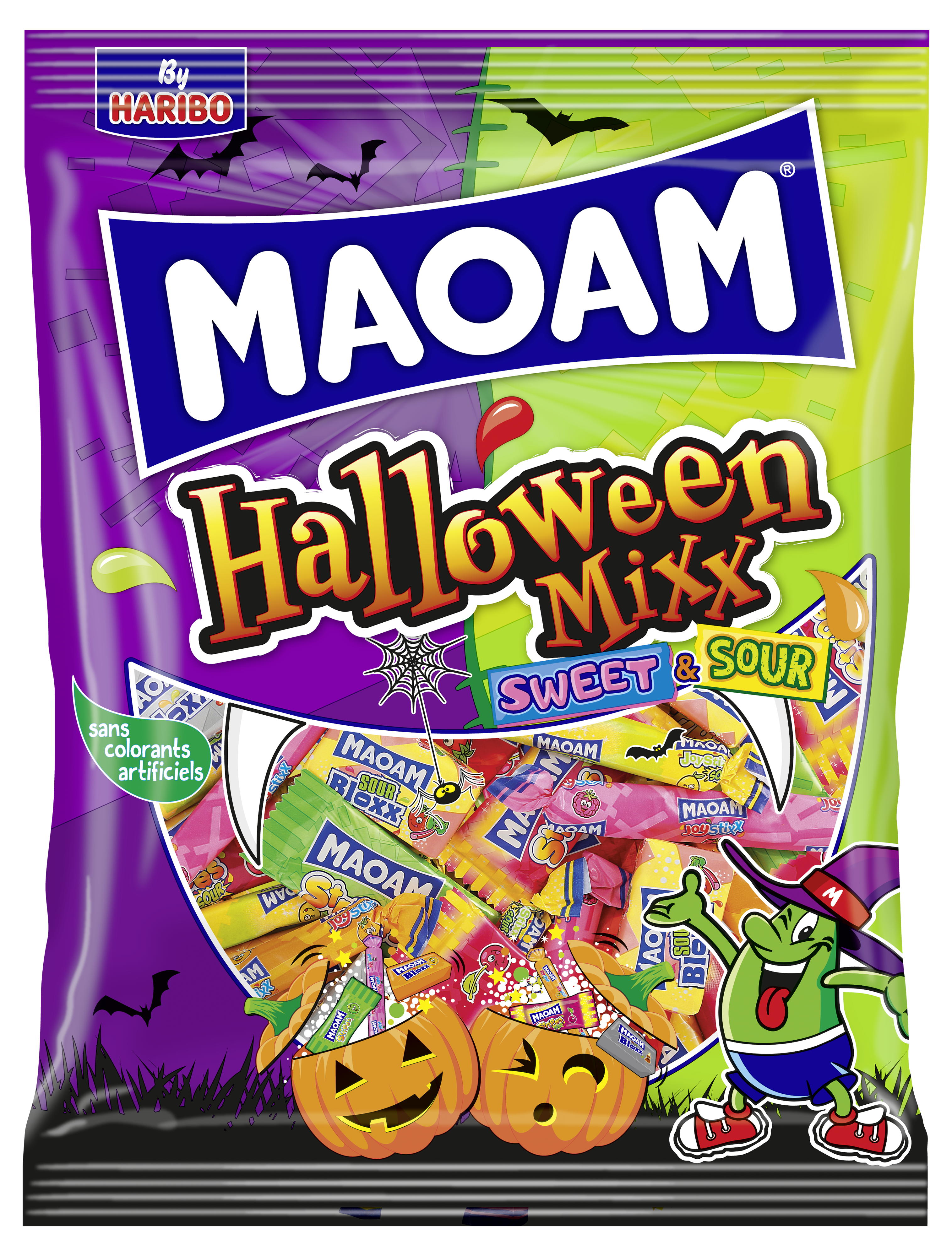HARIBO Maoam Halloween Mixx sweet&sour 300 g karkkipussi