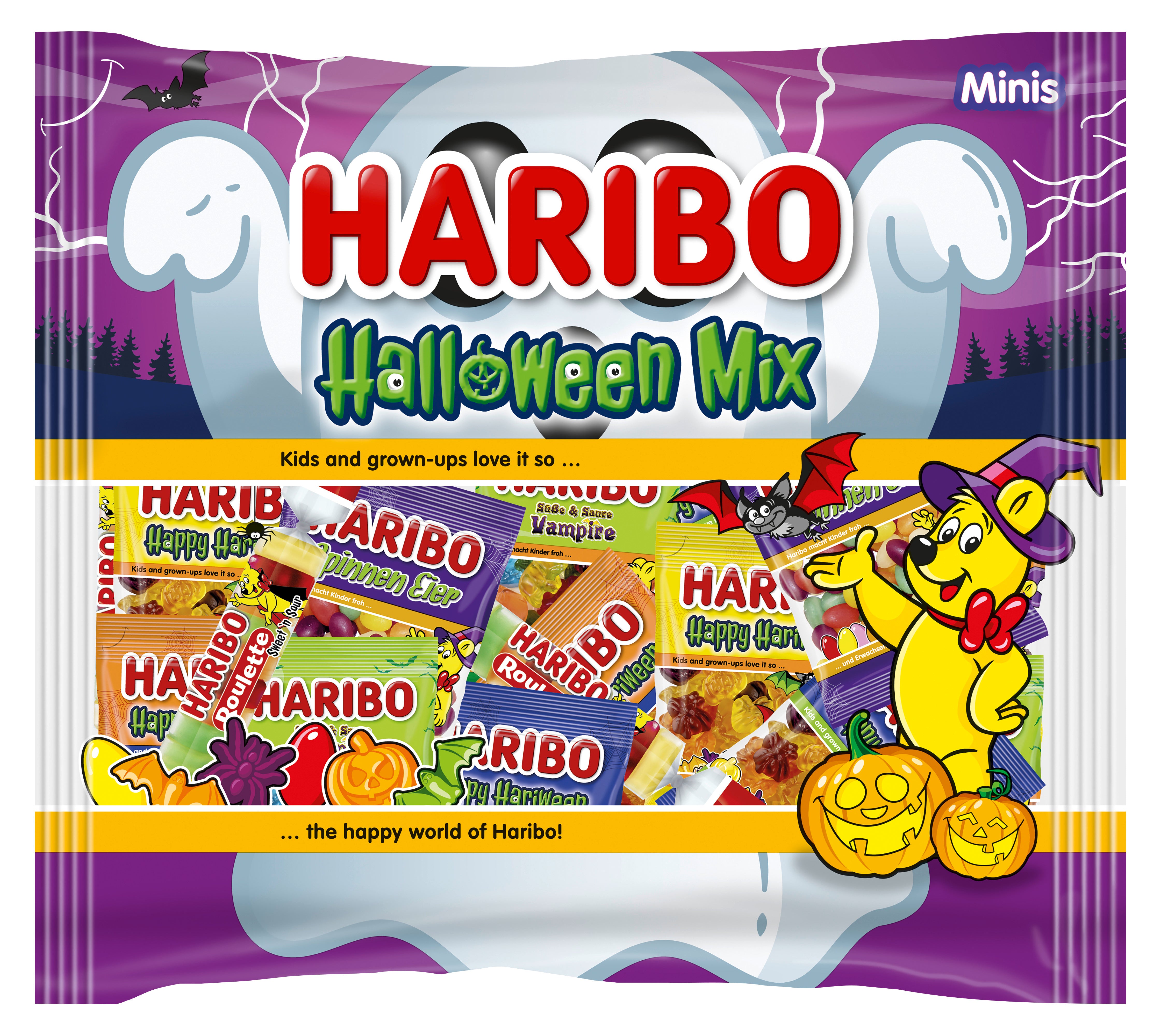 HARIBO Halloween Mix 500 g karkkipussi