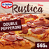 Dr. Oetker Rustica Double Pepperoni Cheddar & Mozzarella pakastepizza  565g