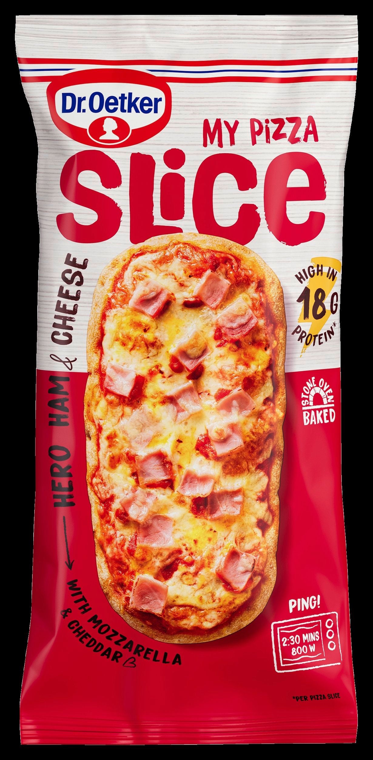 Dr. Oetker My Pizza Slice Ham&Cheese pakastepizzapala 140 g