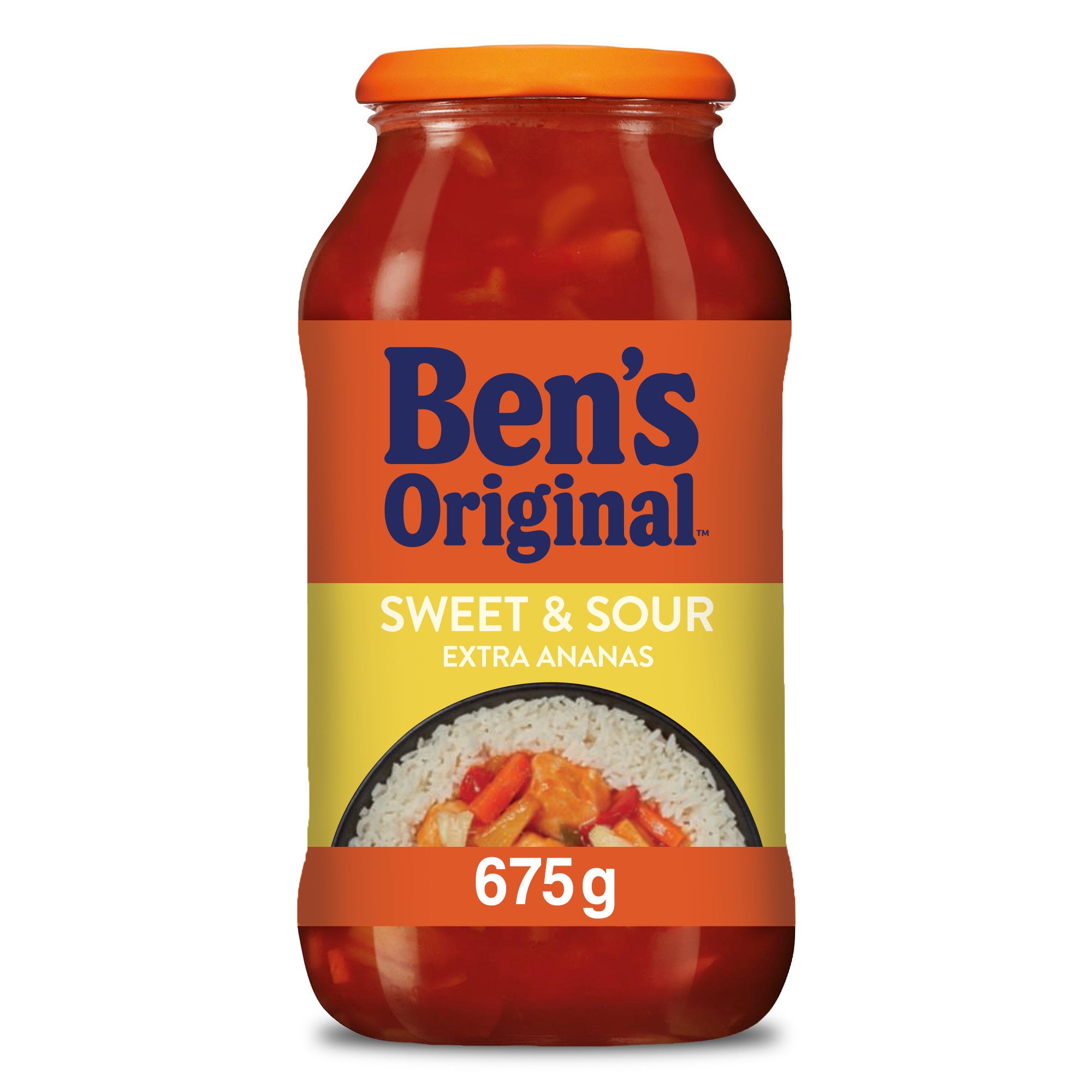 Bens Orig kast 675g sweet&amp;s extra ananas