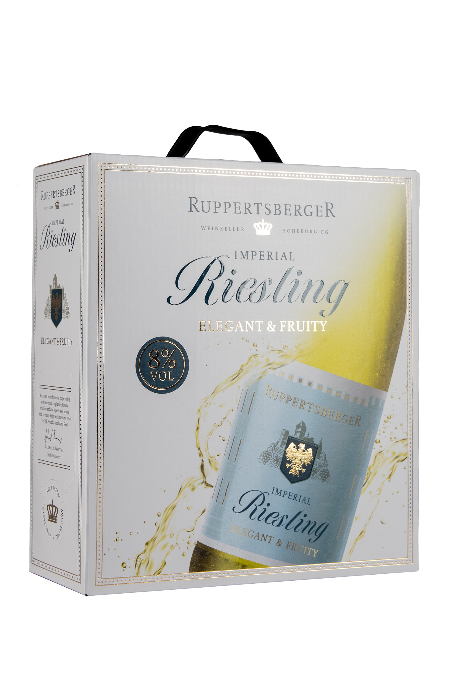 Ruppertsberger Imperial Riesling valkoviini BIB 8,0 til-% 200cl