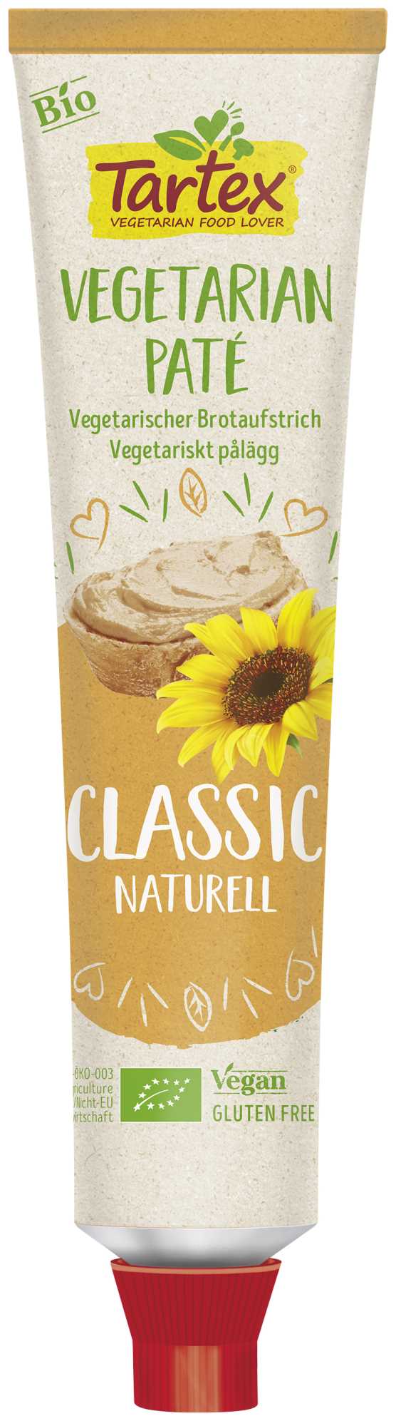 Tartex Luomu Kasvistahna Naturel 200g
