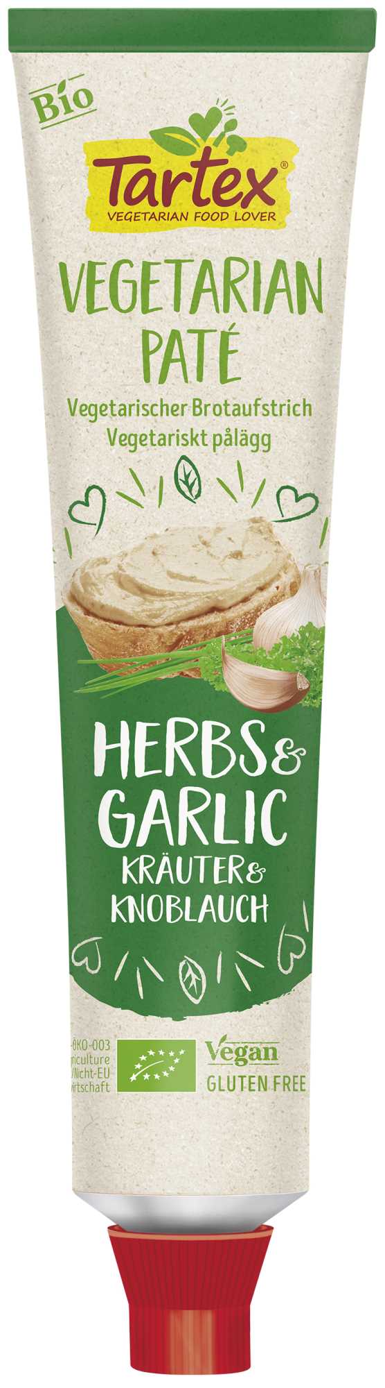 Tartex Luomu Kasvistahna Yrtti &amp; Valkosipuli 200g
