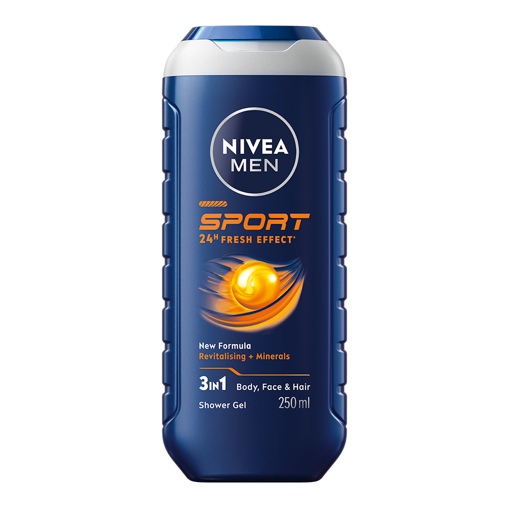 NIVEA MEN 250ml Sport Shower Gel -suihkugeeli