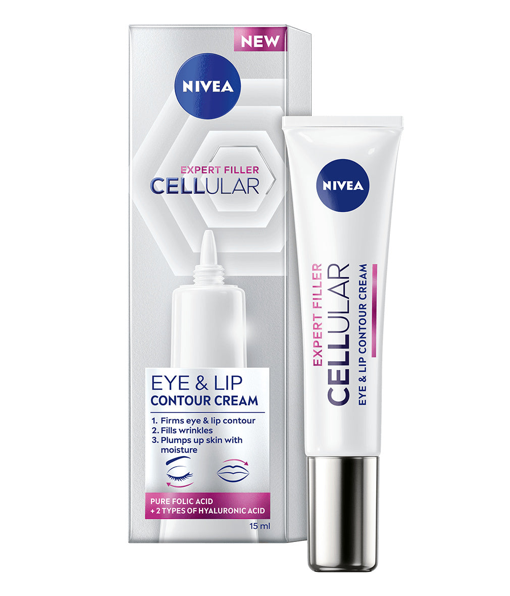 NIVEA 15ml Cellular Expert Filler Eye & Lip Contour Cream -silmänympärysvoide