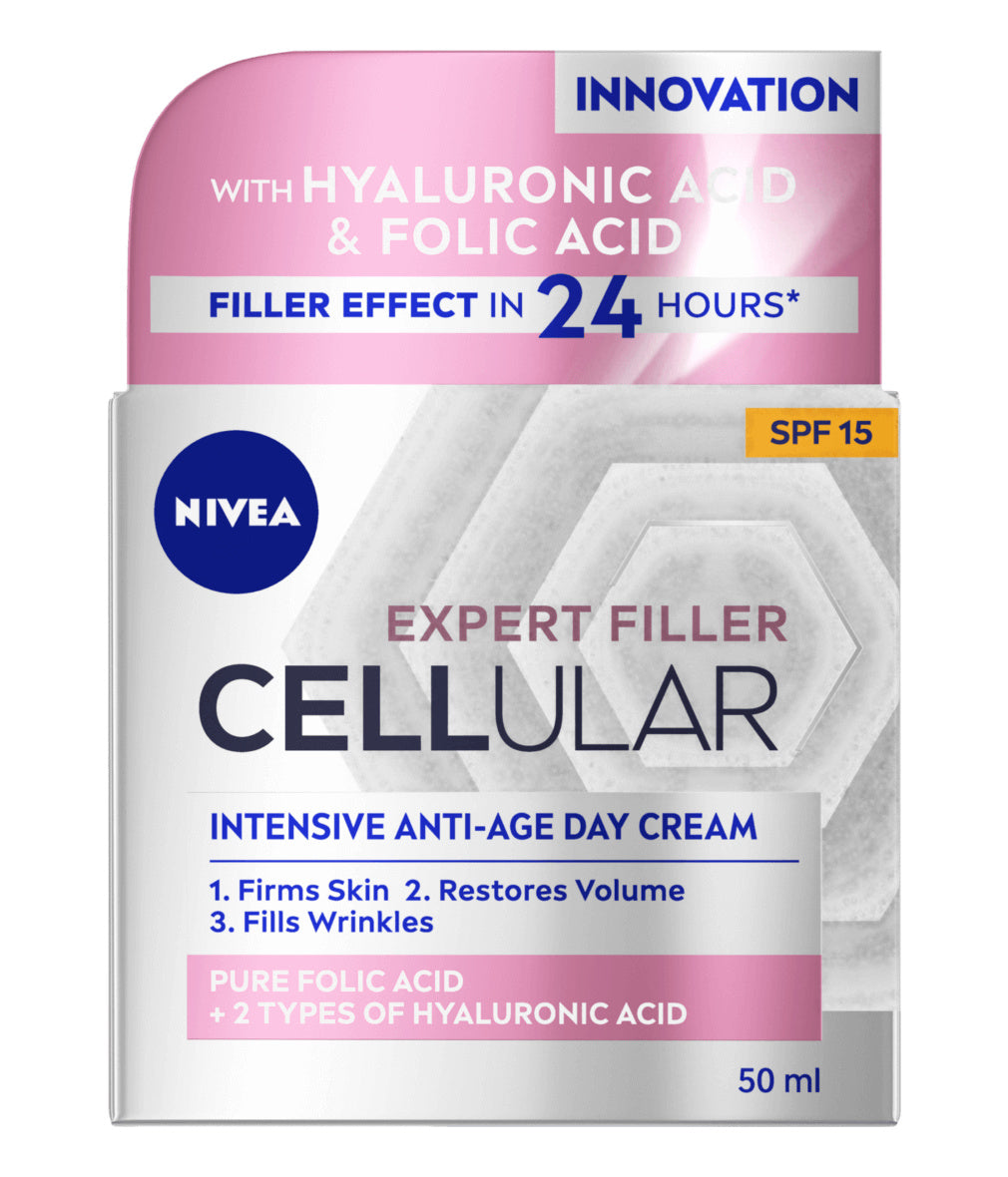 NIVEA 50ml Cellular Expert Filler Intensive Anti-Age Day Cream SK15 -päivävoide