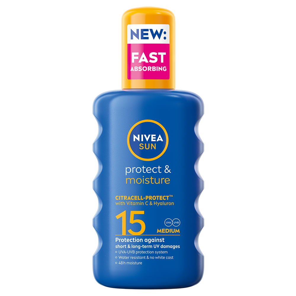 NIVEA SUN Spray solaire protecteur et hydratant 200 ml SK15 -aurinkosuojasuihke
