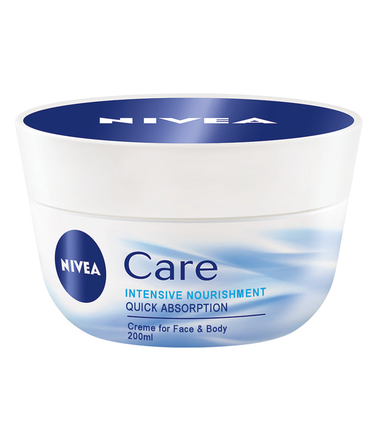 NIVEA 200ml Care Nourishing Cream -kosteusvoide