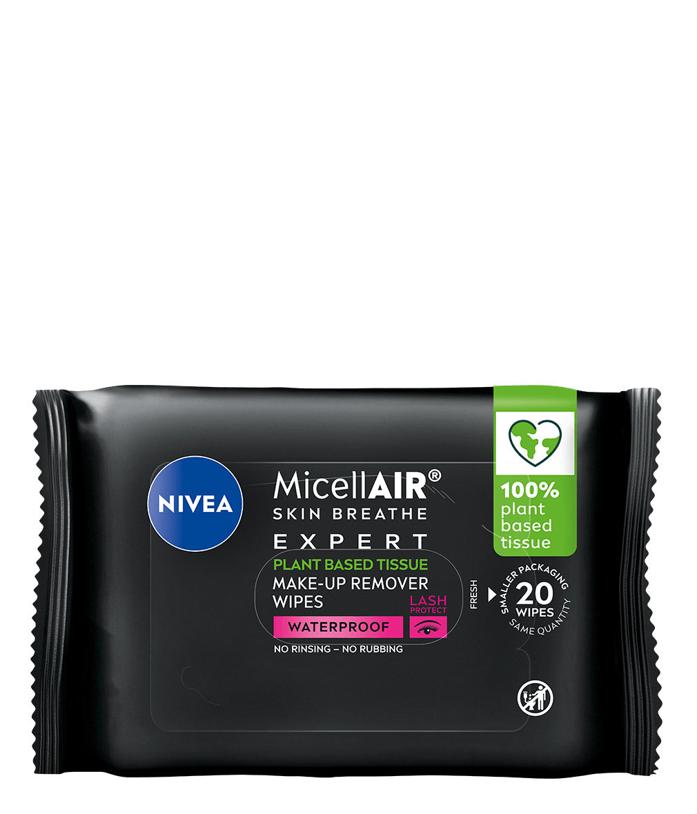 NIVEA 20kpl MicellAIR Expert Waterproof Make-up Removing Wipes -meikinpuhdistusliinat