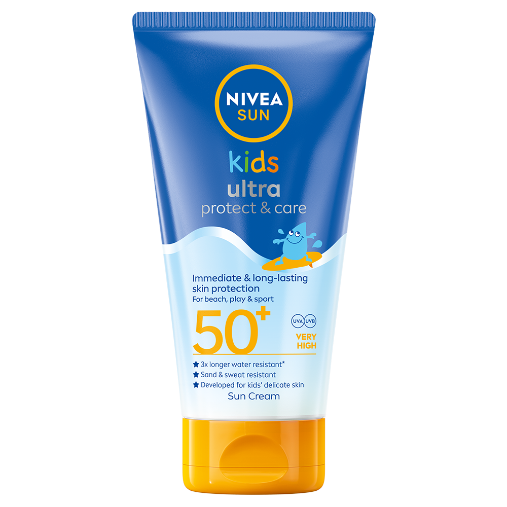 NIVEA SUN Crème solaire Ultra Protect &amp; Play pour enfants 150 ml SK50+ -aurinkosuojavoide