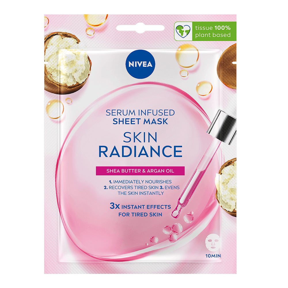 NIVEA 1kpl Serum Infused Skin Radiance Sheet Mask -kasvonaamio
