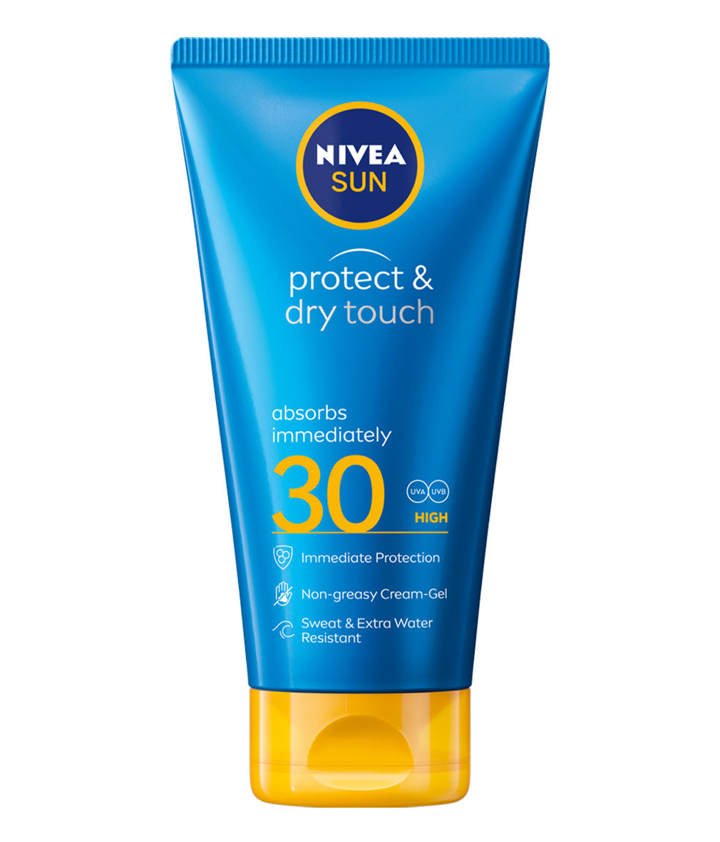 NIVEA SUN 175ml Crème-gel Protect &amp; Dry Touch SK30 -aurinkosuojavoide