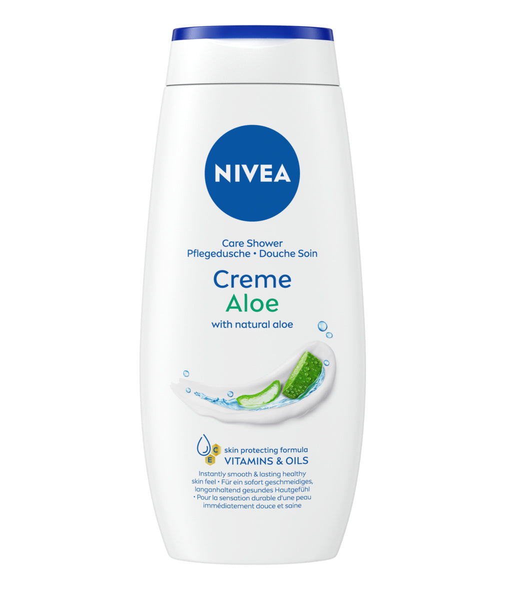 NIVEA 250ml Creme Aloe Shower Cream -suihkusaippua