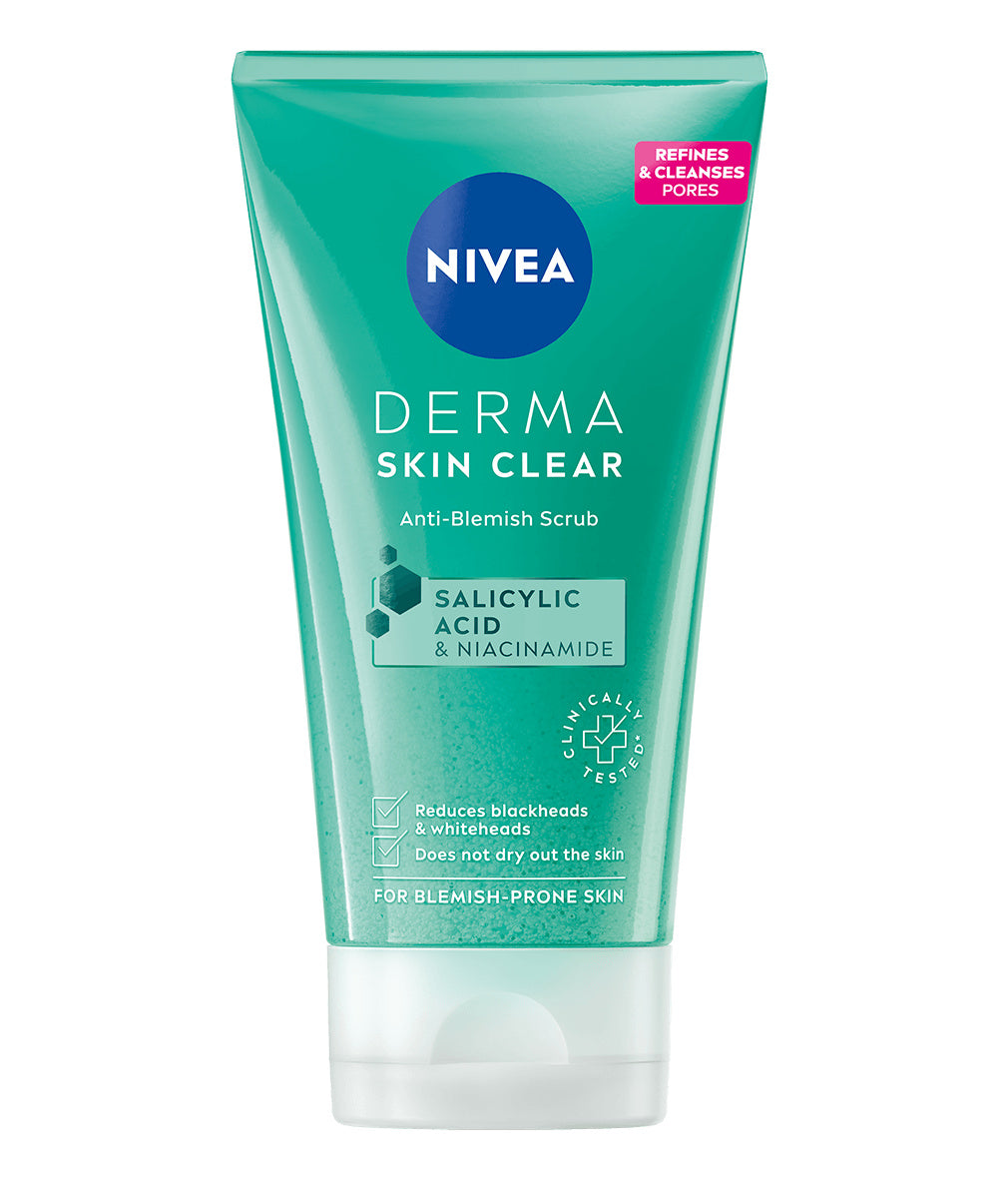 NIVEA 150ml Derma Skin Clear Anti-Blemish Scrub -kuorintavoide