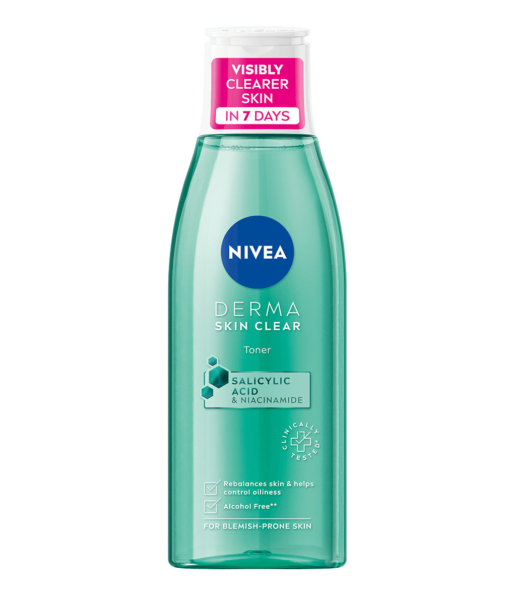NIVEA 200ml Derma Skin Clear Toner -kasvovesi
