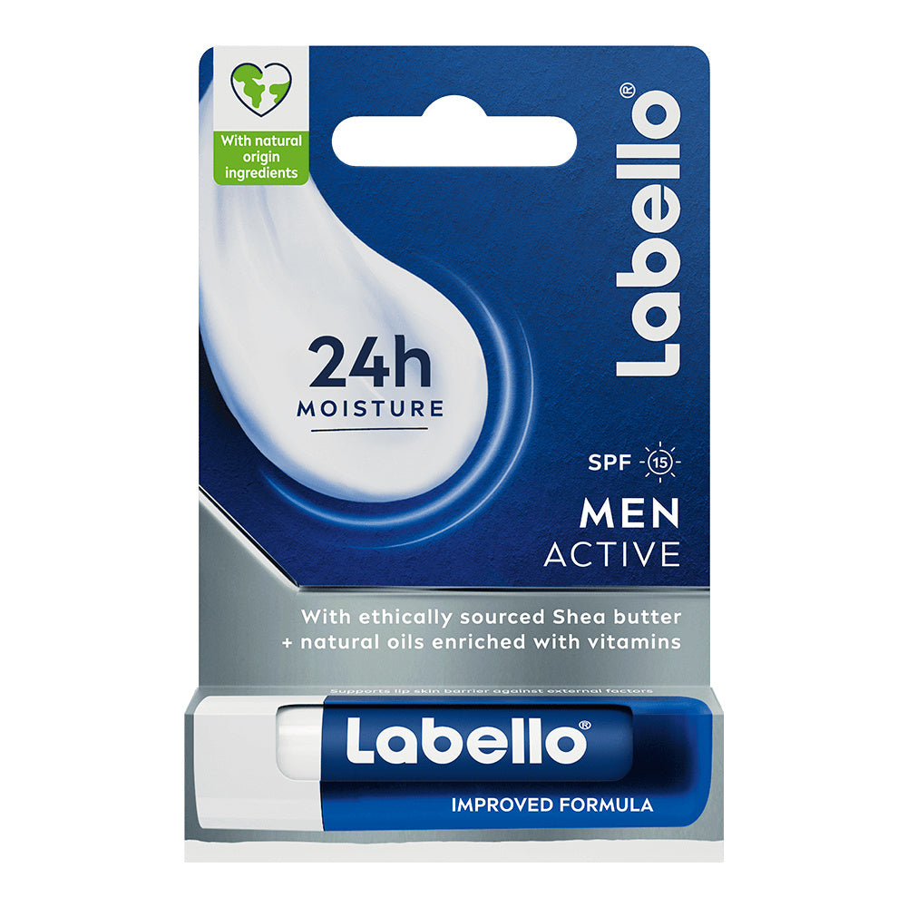 Labello 4,8g Active For Men SK15 -huulivoide