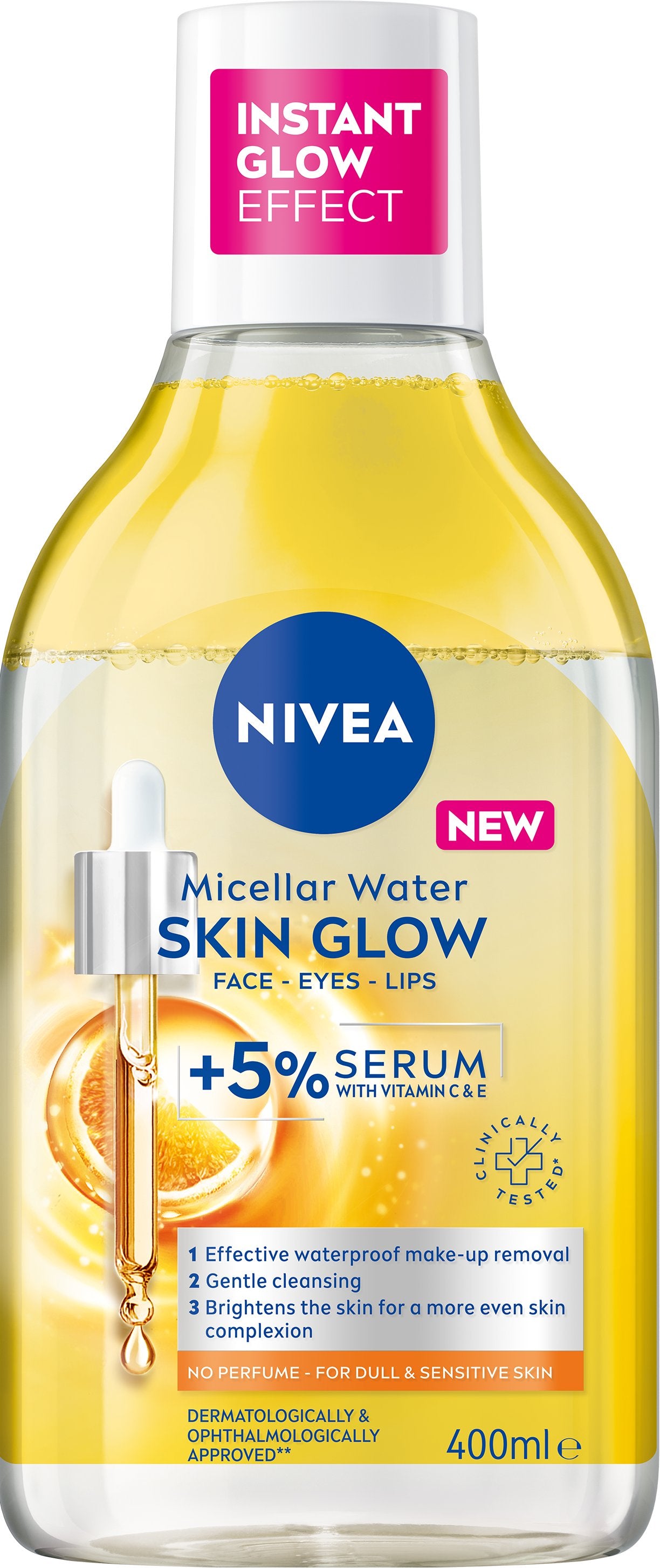 NIVEA 400ml Skin Glow Micellar Water -misellivesi