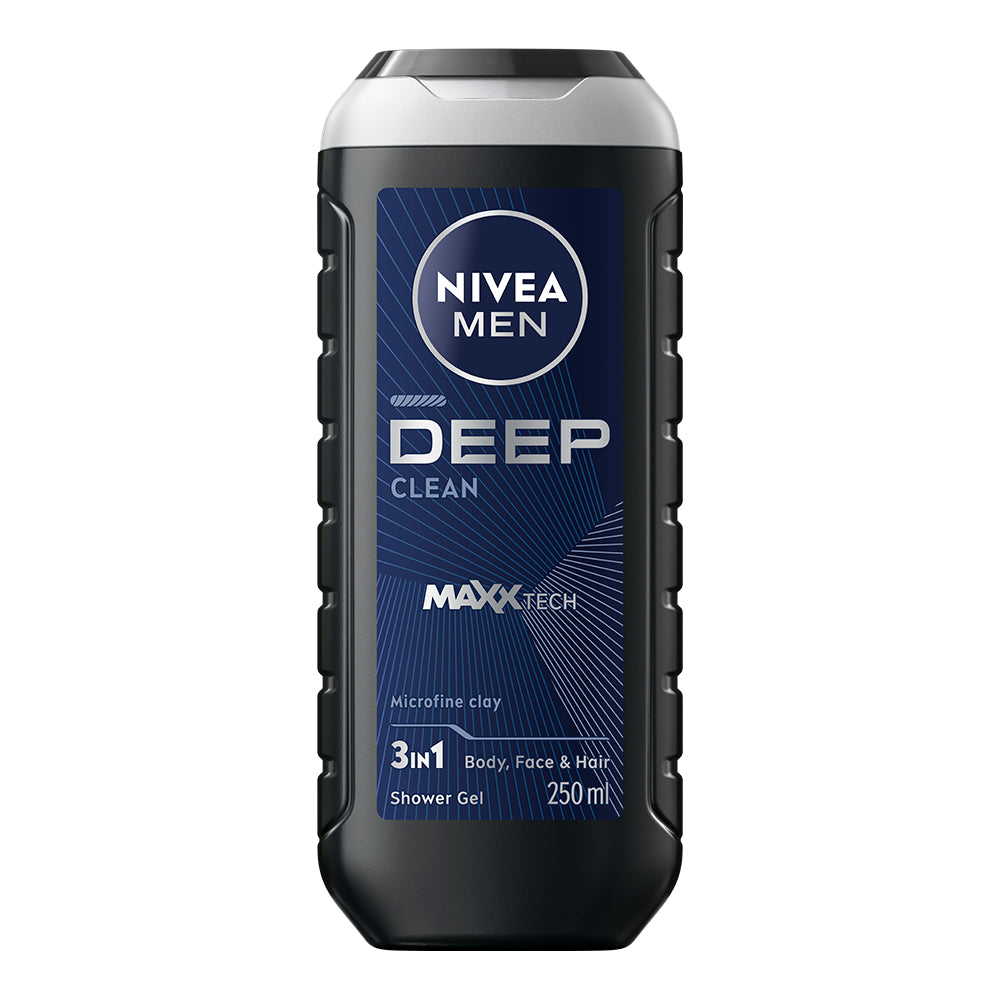 NIVEA MEN 250ml Deep Shower Gel -suihkugeeli
