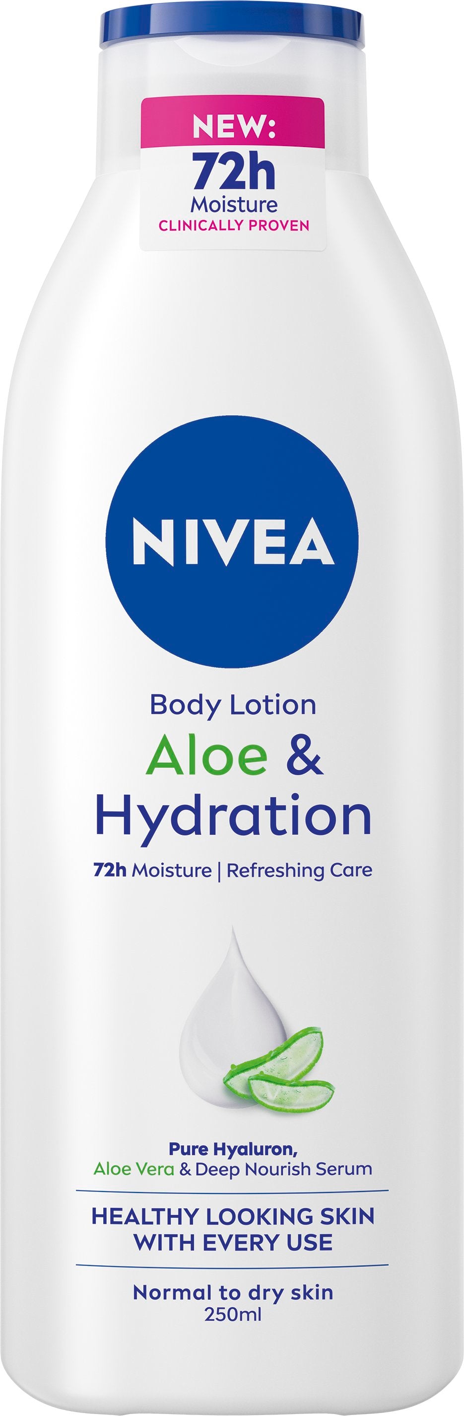 NIVEA 250ml Aloe & Hydration Body Lotion -vartalovoide